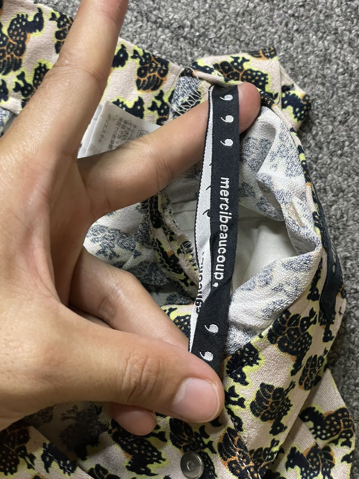 Issey Miyake Mercibeaucoup x Issey Miyake Fashion Printed Pants (111) Size US 26 / EU 42 - 10 Thumbnail