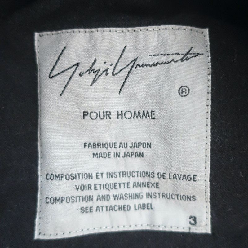 Yohji Yamamoto Yohji Yamamoto Pour Homme Long Staff Shirt Black Size 3 Size US L / EU 52-54 / 3 - 9 Thumbnail