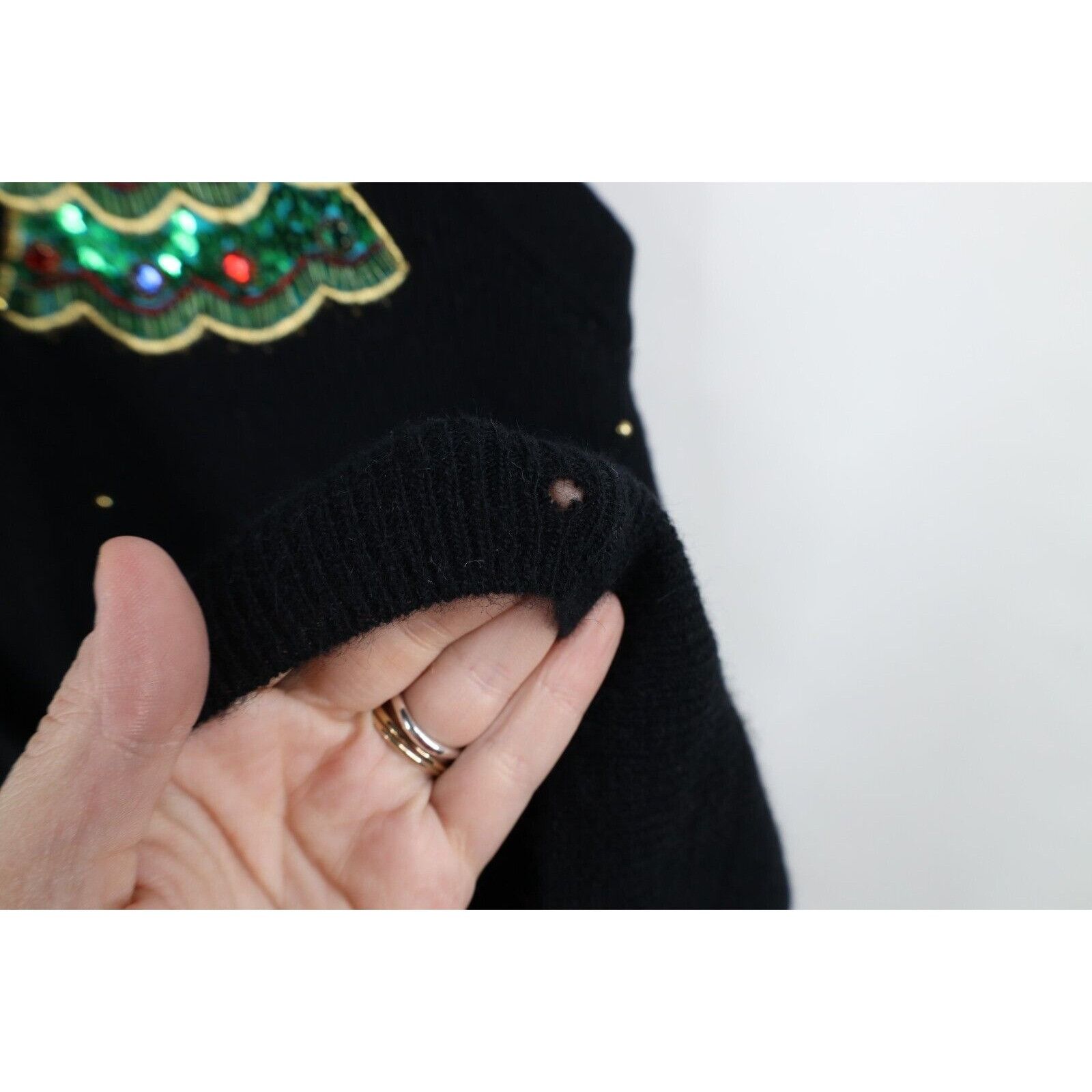 Vintage Vintage 90s Streetwear Lambswool Angora Christmas Sweater Size L / US 10 / IT 46 - 9 Thumbnail