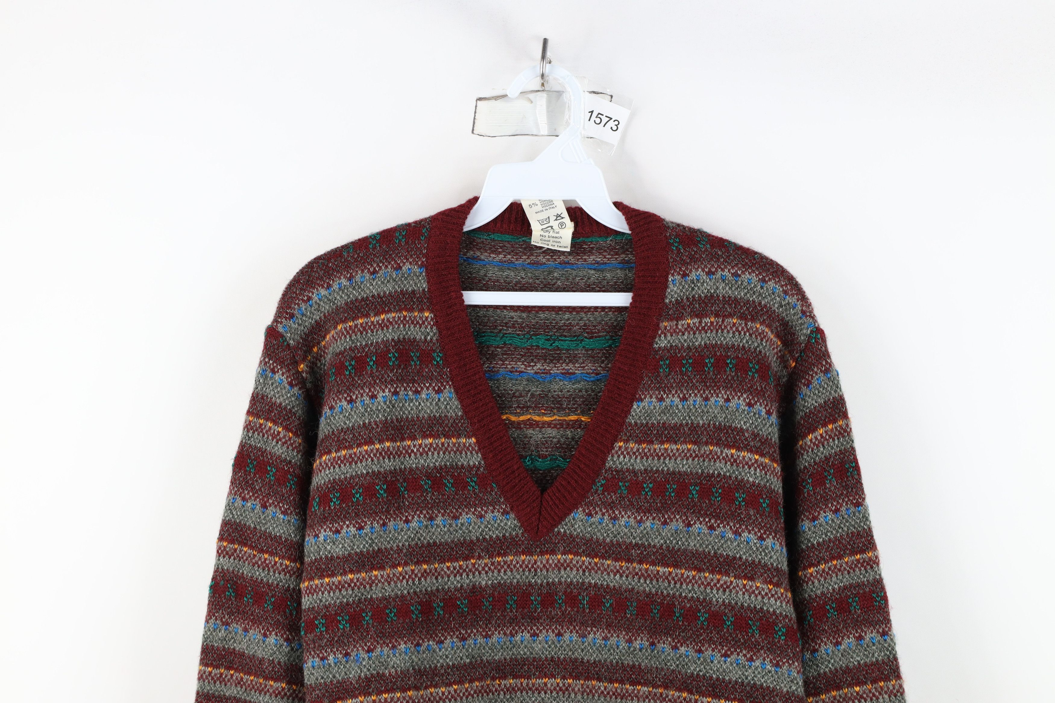 Vintage Vintage 90s Streetwear Alpaca Wool Blend Knit Sweater Size US XXL / EU 58 / 5 - 2 Thumbnail
