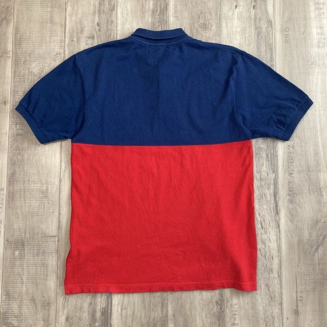 Bape BAPE HEAD LOGO polo shirt NAVY × RED a bathing ape NIGO Size US L / EU 52-54 / 3 - 2 Thumbnail