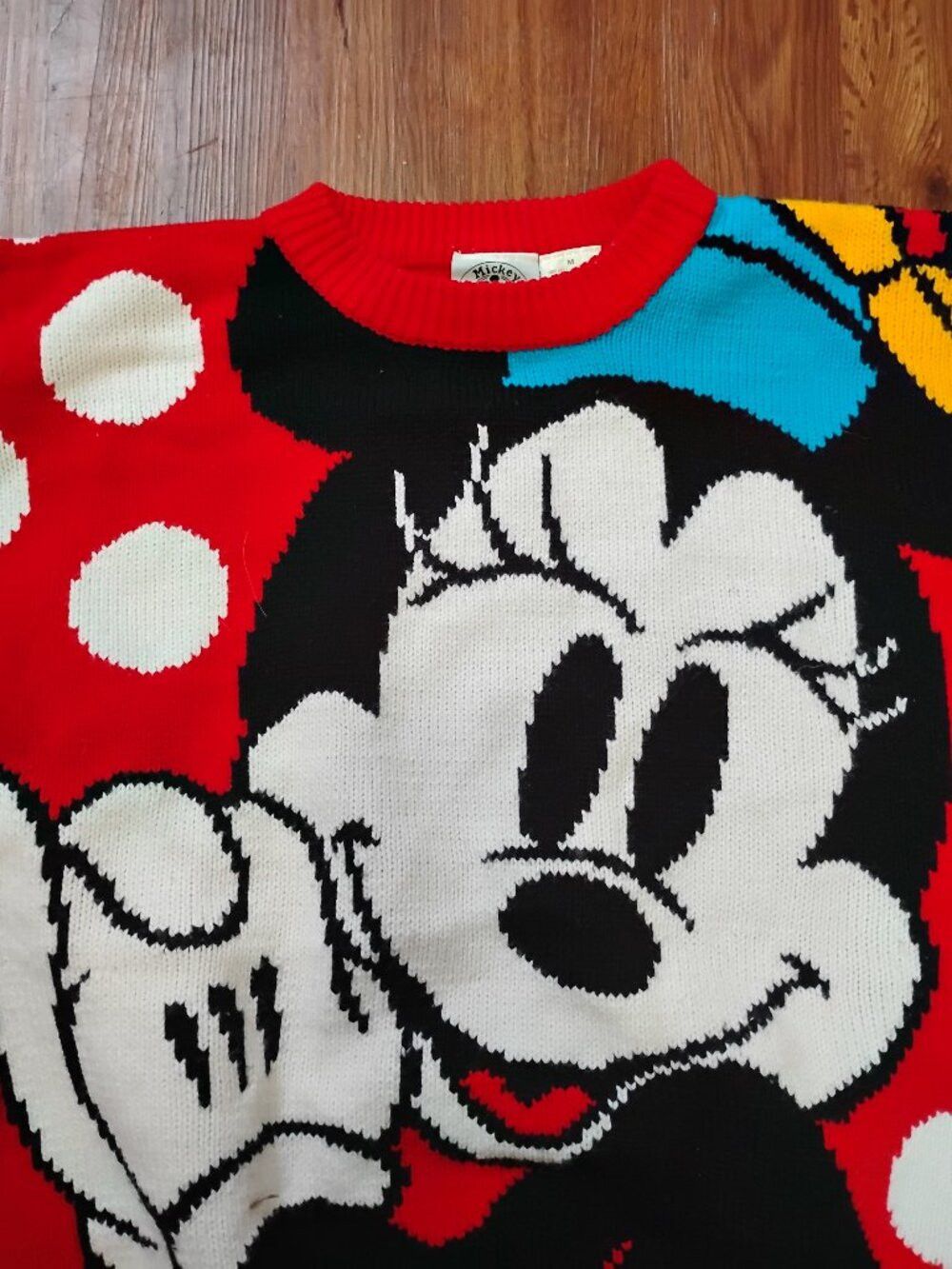 Mickey Mouse Vintage Mickey & Co. Minnie Mouse AOP Crewneck Sweater Size M / US 6-8 / IT 42-44 - 1 Thumbnail