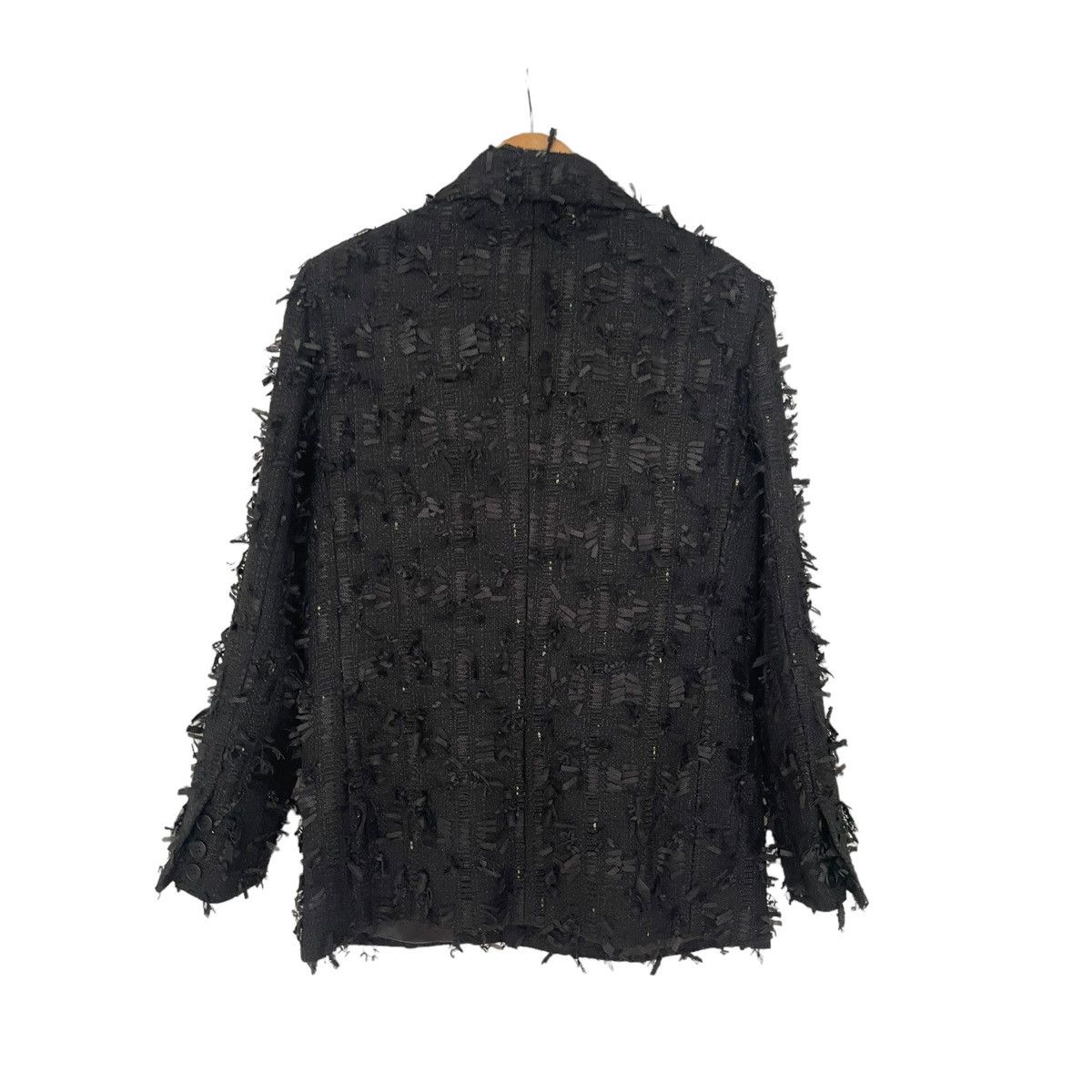 Designer × Japanese Brand Tweed tassel blazer Size US L / EU 52-54 / 3 - 3 Thumbnail