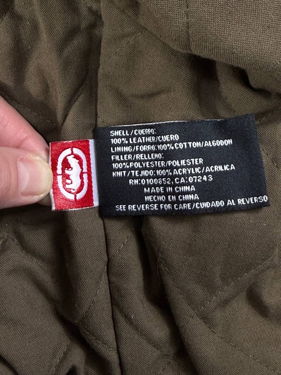 Ecko Unltd. Ecko Unltd Vintage Leather Bomber Jacket Y2K Varsity Size US XL / EU 56 / 4 - 13 Thumbnail