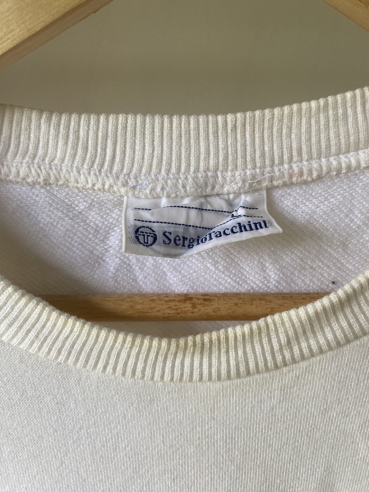 Designer × Sergio Tacchini Sergio Tacchini Stripes Sweatshirt 90s 80s Size L / US 10 / IT 46 - 4 Thumbnail