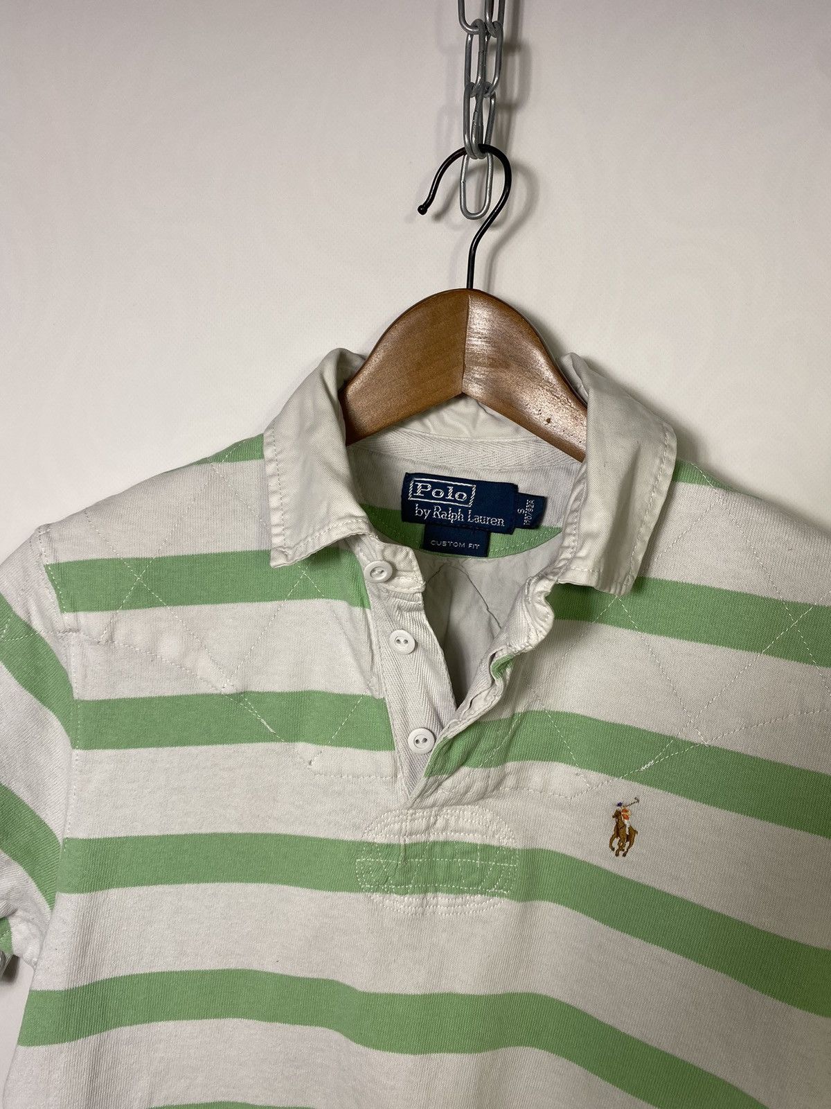 Polo Ralph Lauren 00s Ralph Lauren Vintage Y2K Striped Retro Polo Size US S / EU 44-46 / 1 - 7 Thumbnail