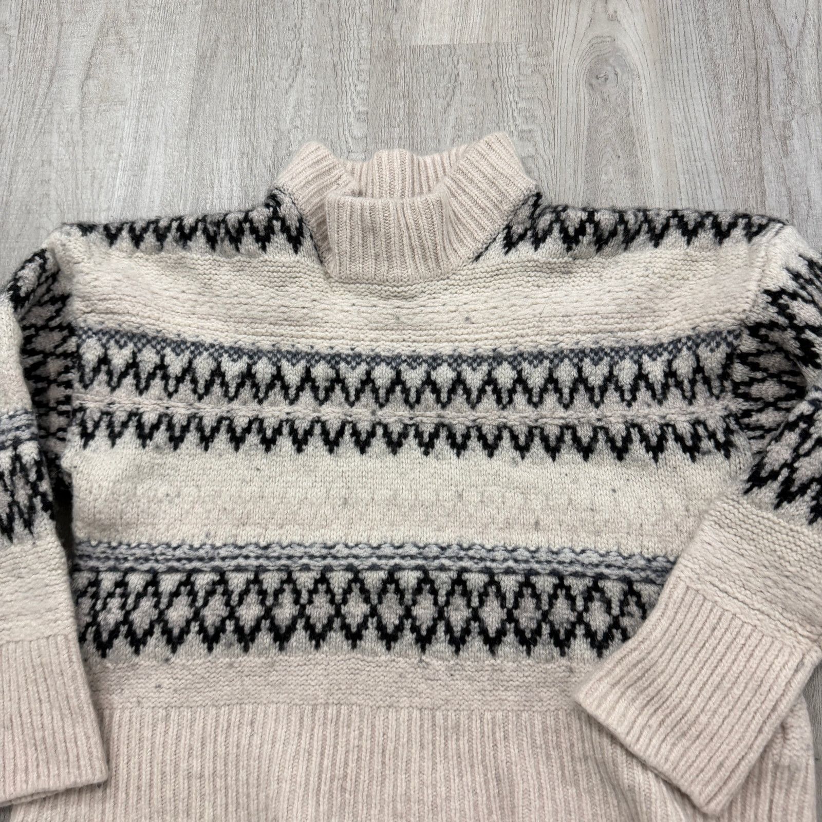 Rag & Bone Rag & Bone Fair Isle Turtleneck Wool Sweater Women's Medium Size M / US 6-8 / IT 42-44 - 2 Thumbnail