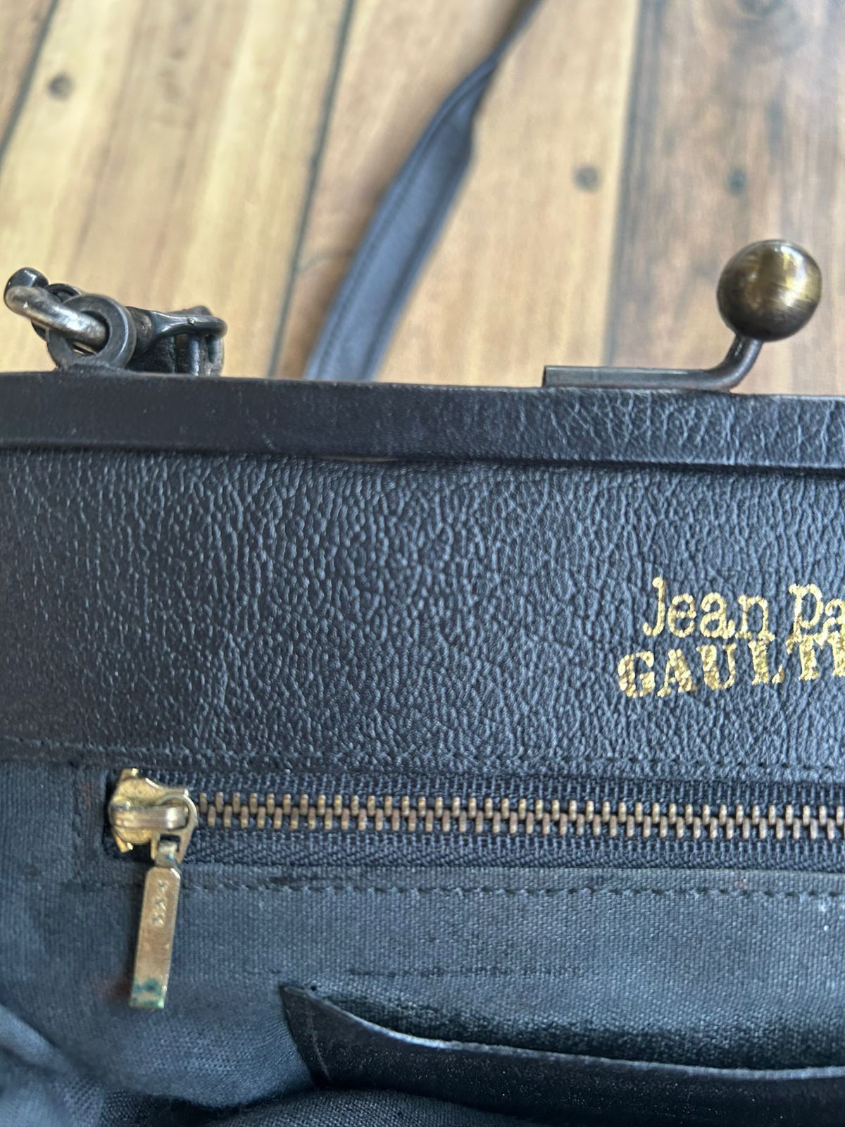 Jean Paul Gaultier Rare ! Vintage jean paul gaultier tortoise bar leather bag Size ONE SIZE - 11 Thumbnail