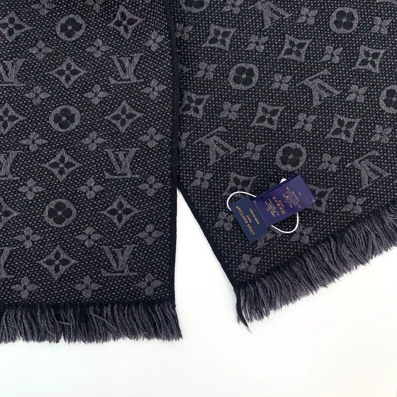 Louis Vuitton Louis Vuitton Black and grey logo presbyopic full print wo Size ONE SIZE - 6 Thumbnail