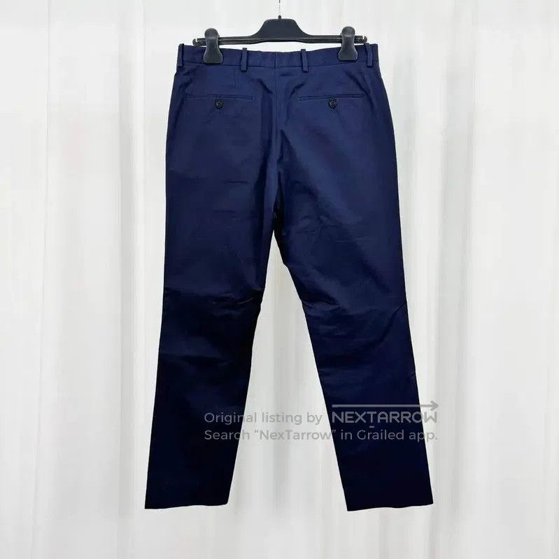 Burberry Burberry Navy Cotton Check Casual Pants. Size US 32 / EU 48 - 2 Thumbnail