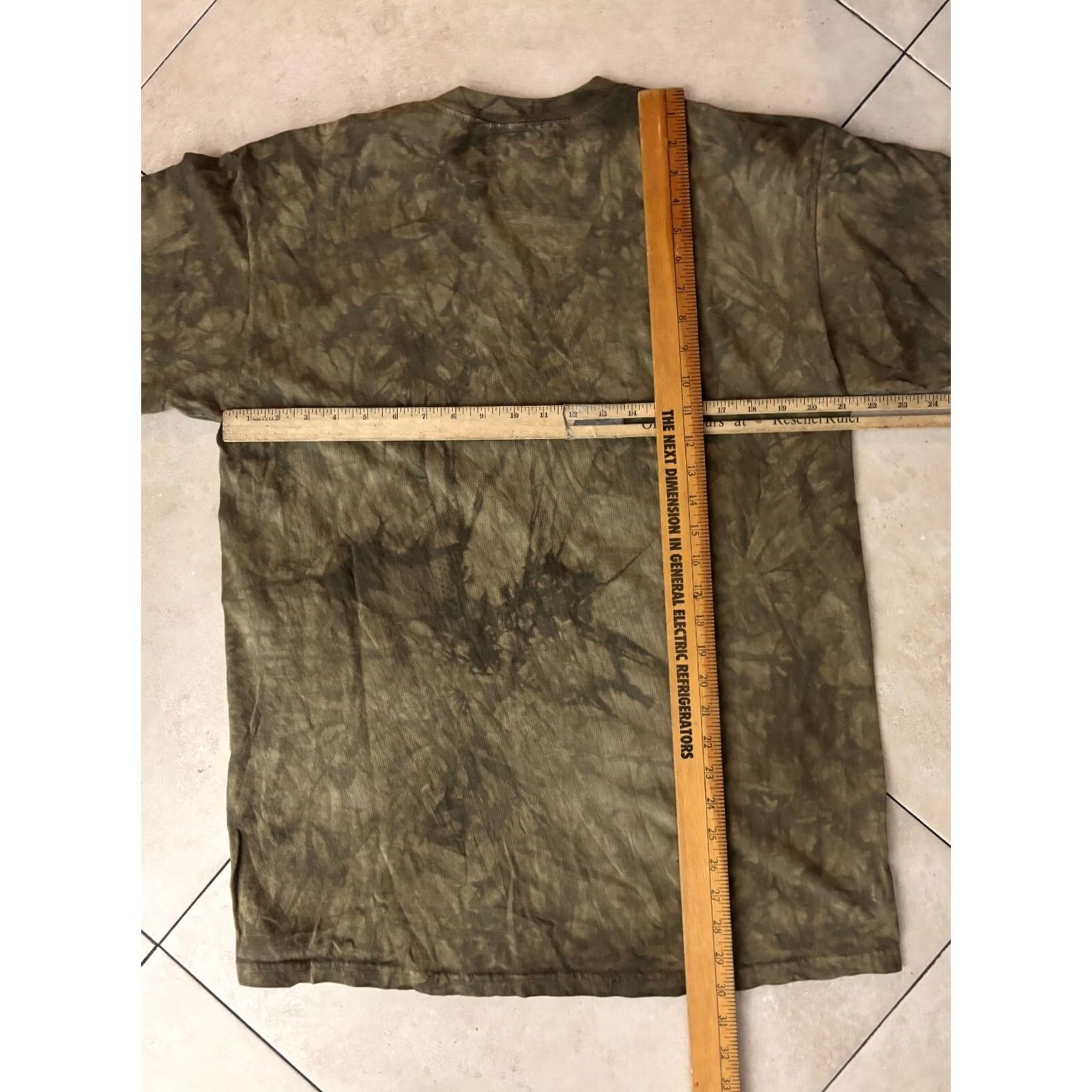 The Mountain The Mountain Marine Bulldog Graphic T-Shirt Tie Dye Green L Size US L / EU 52-54 / 3 - 5 Thumbnail