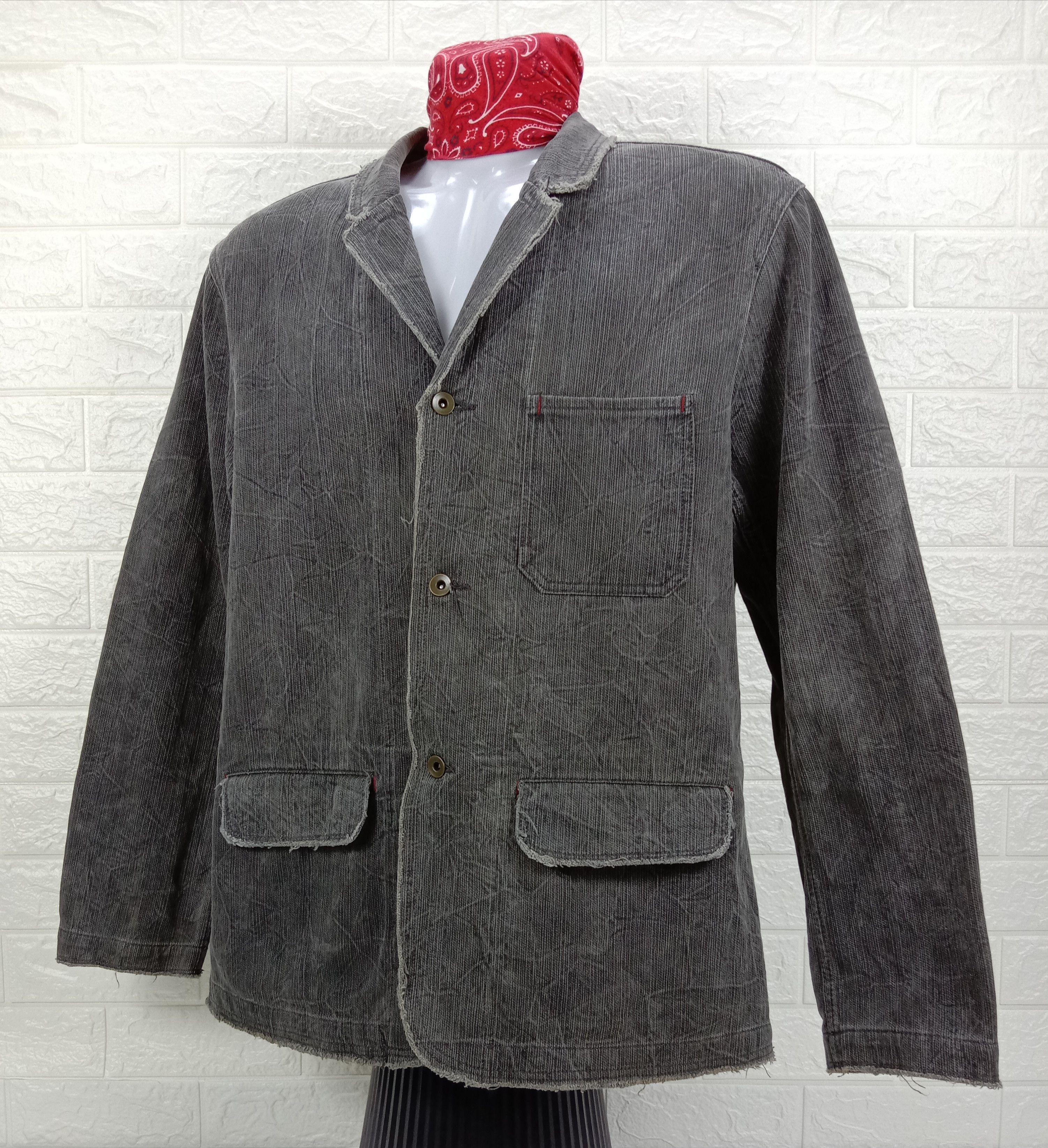 Eternal Vintage Eternal Faded Black Denim Jacket Size US L / EU 52-54 / 3 - 3 Thumbnail