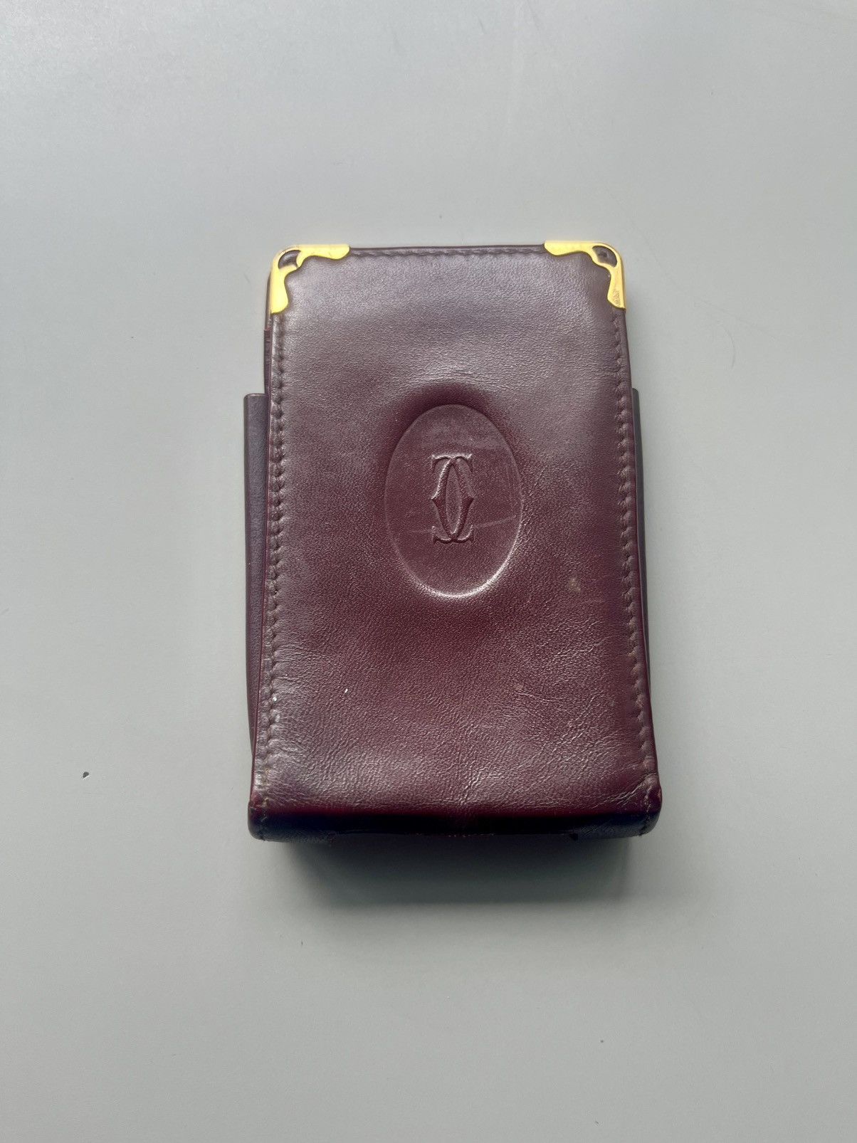 Cartier Cartier Must de Cartier burgundy cigarette case/wallet/ Size ONE SIZE - 1 Thumbnail