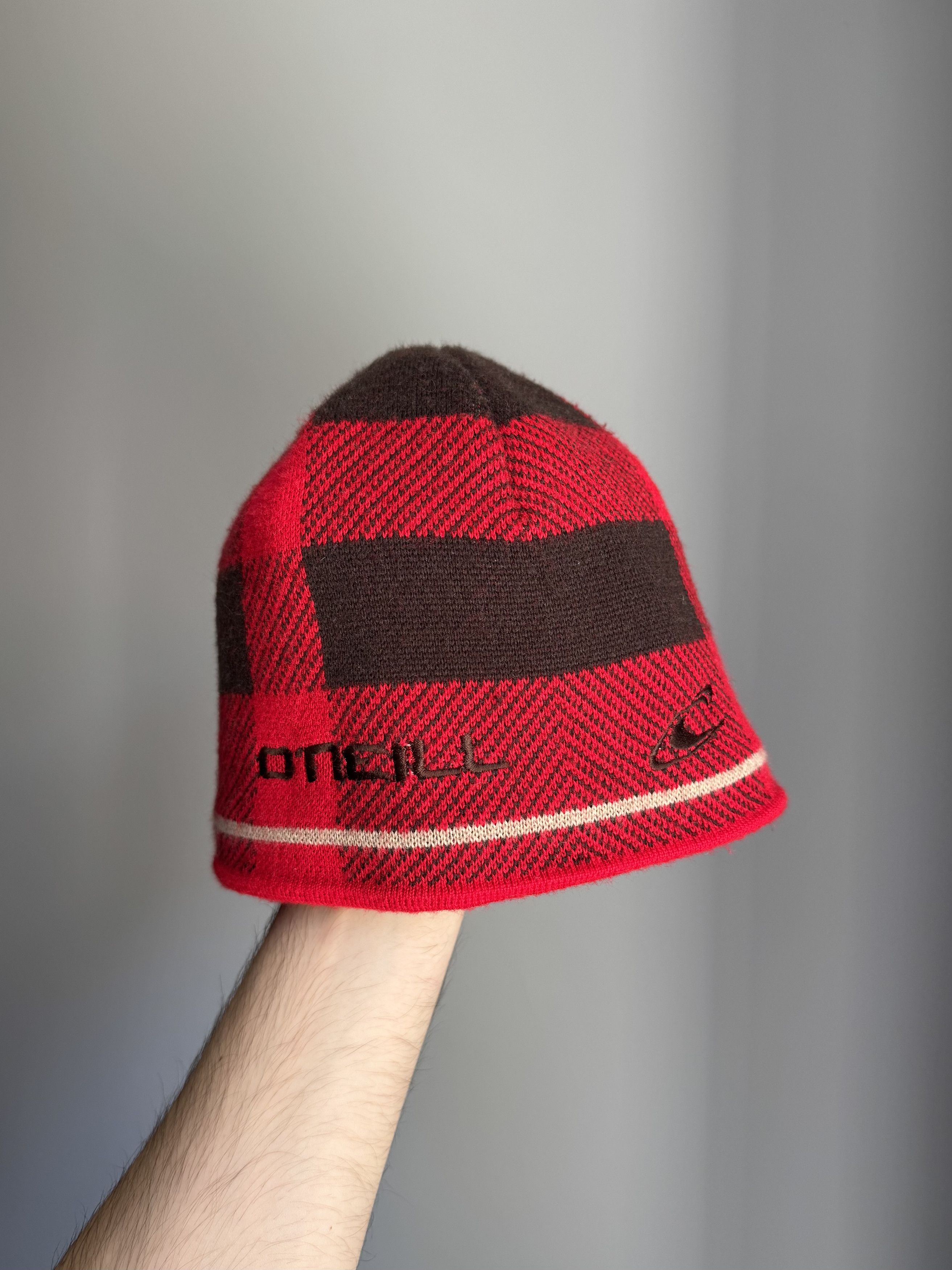 O'Neill Vintage Y2K Oneill Surf Beanie Сheckered Hat Streetwear Size ONE SIZE - 1 Thumbnail