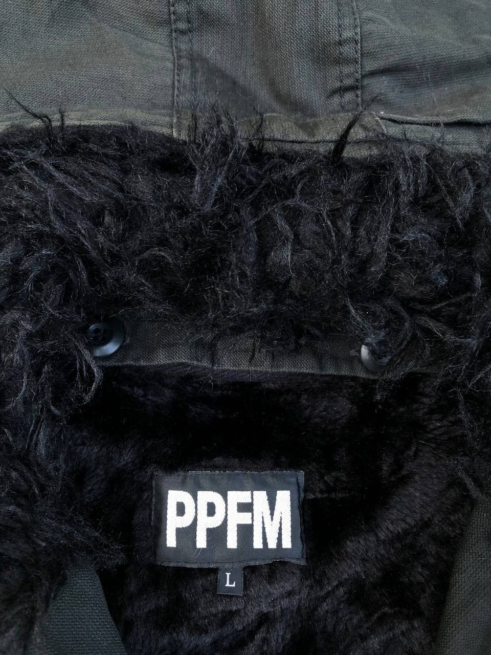 PPFM Thrashed PPFM Fur Hoodie Parkar Jacket Size US L / EU 52-54 / 3 - 2 Thumbnail