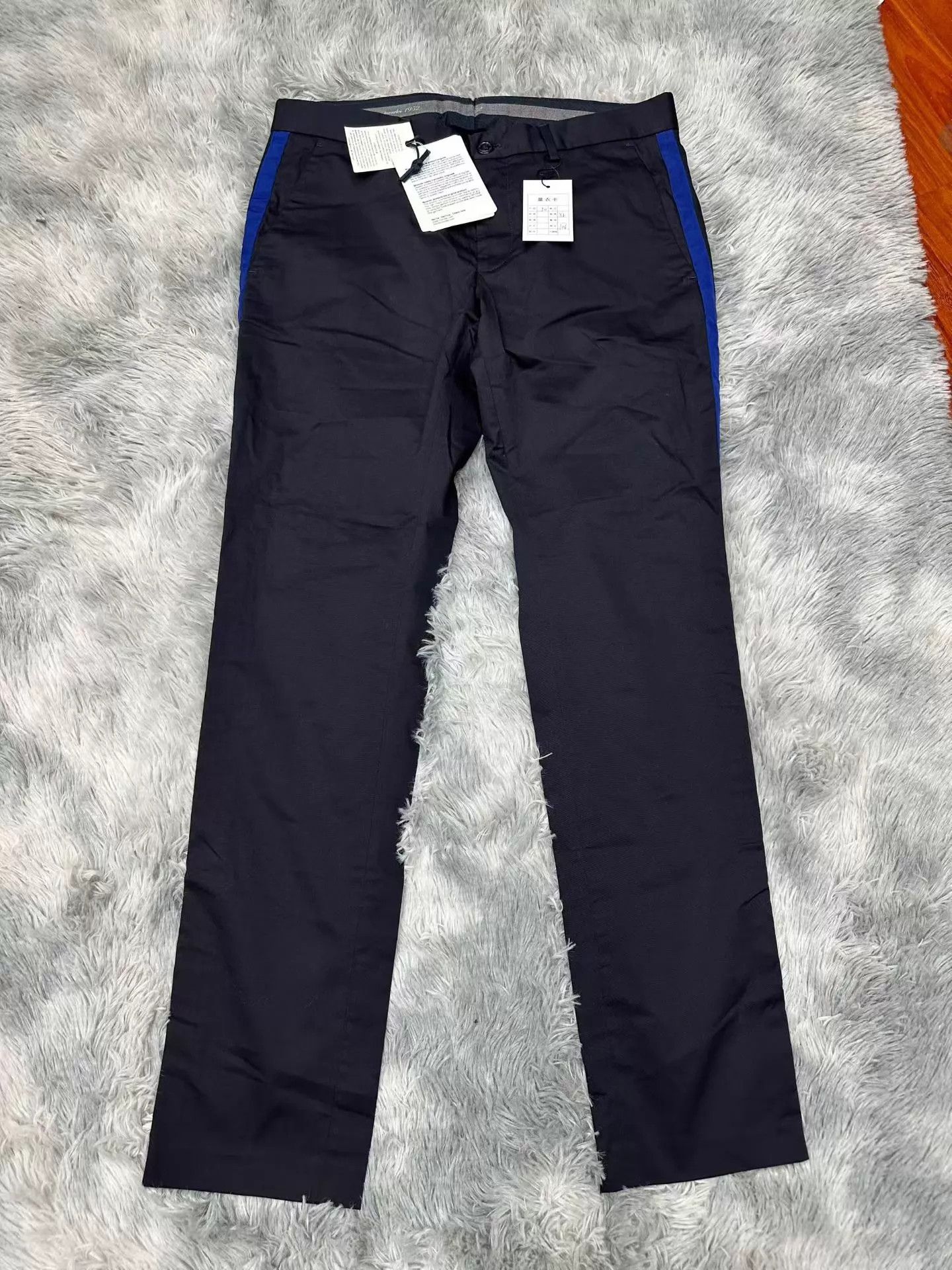 Moncler Moncler colorblock black & blue pants size 50 Size US 34 / EU 50 - 1 Thumbnail