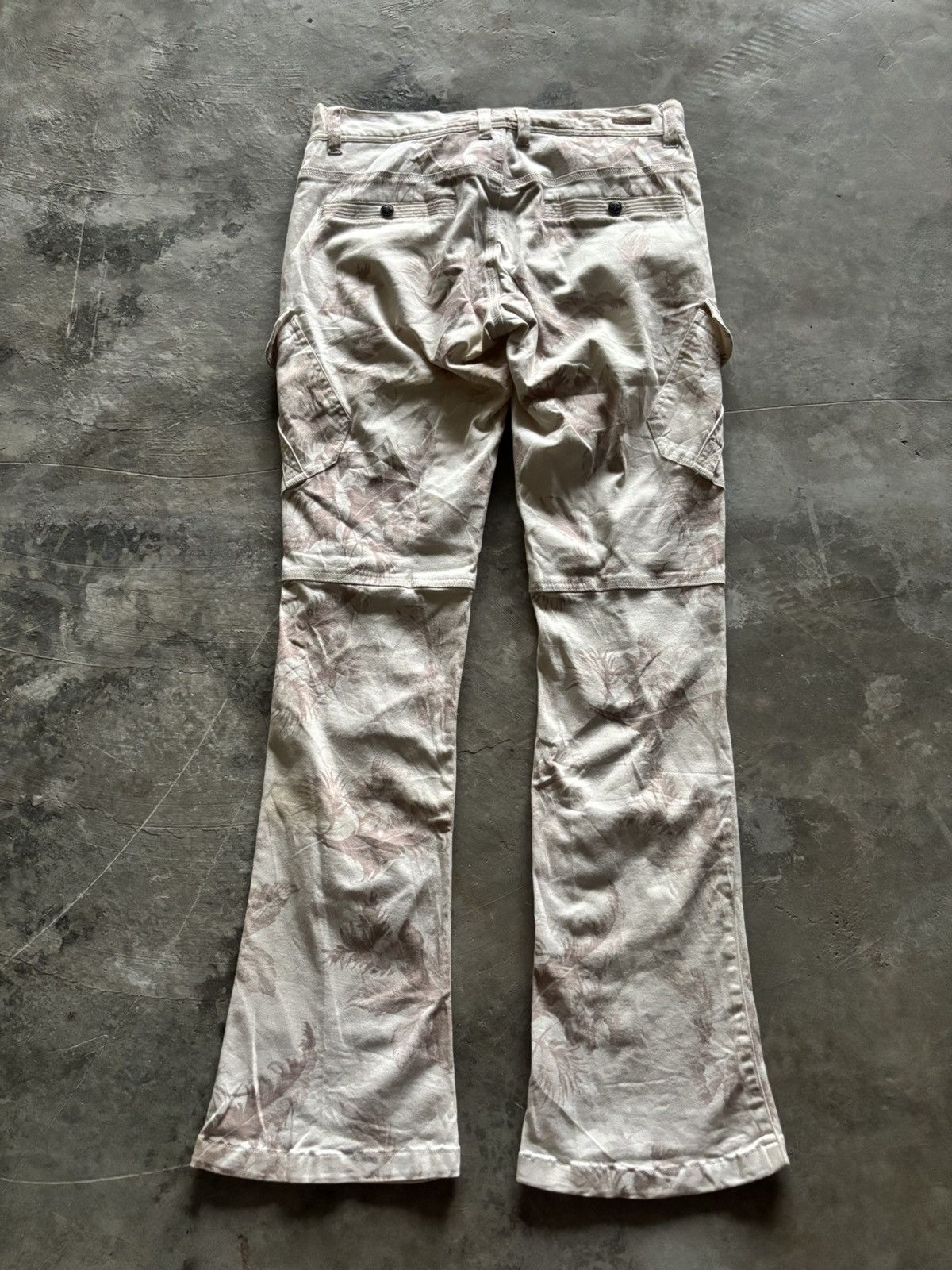 If Six Was Nine NICOLE CLUB FOR MEN flare floral cargo sick design Size US 31 - 16 Thumbnail