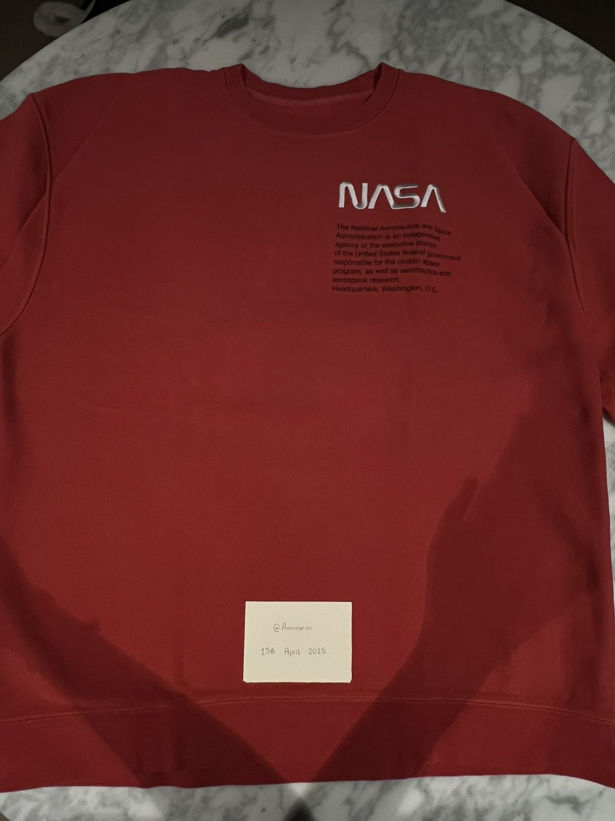 Heron Preston Heron Preston NASA logo sweatshirt Size US L / EU 52-54 / 3 - 2 Thumbnail
