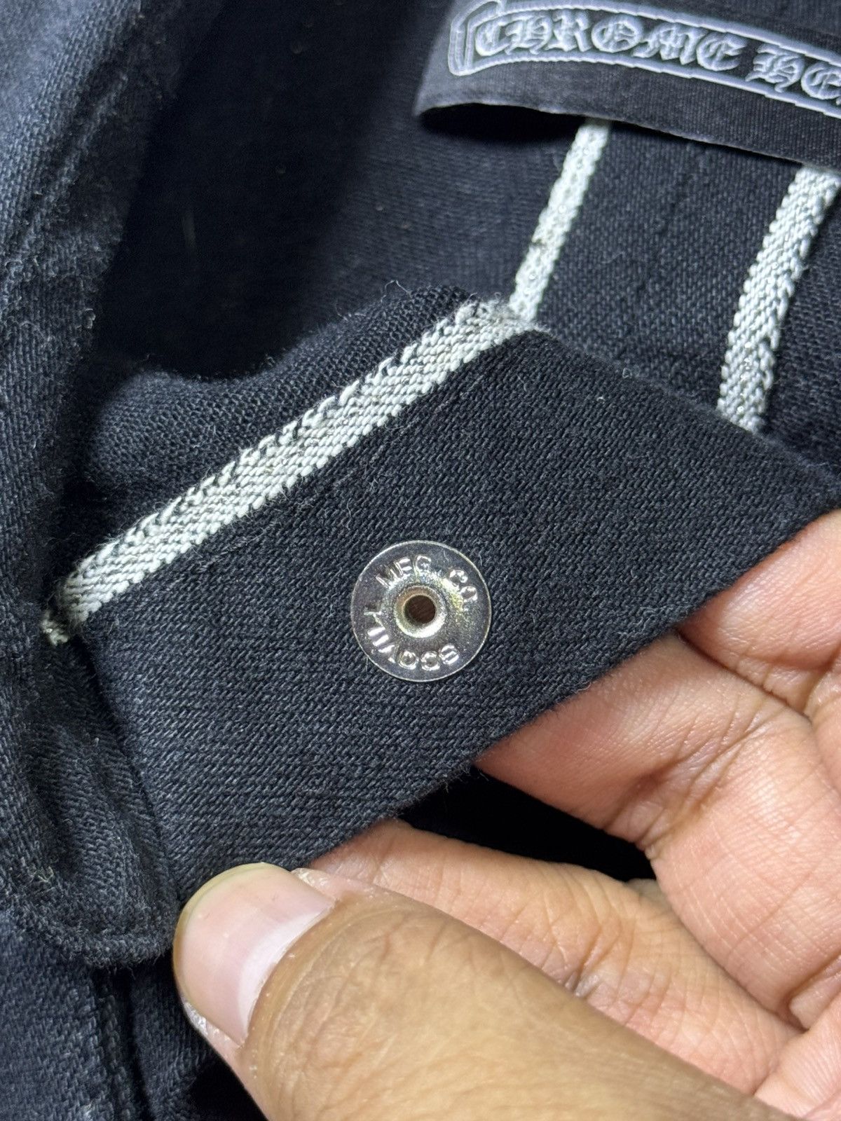 Chrome Hearts STEAL! WORK DOG DENIM TRUCKER SHIRT Size US S / EU 44-46 / 1 - 14 Thumbnail