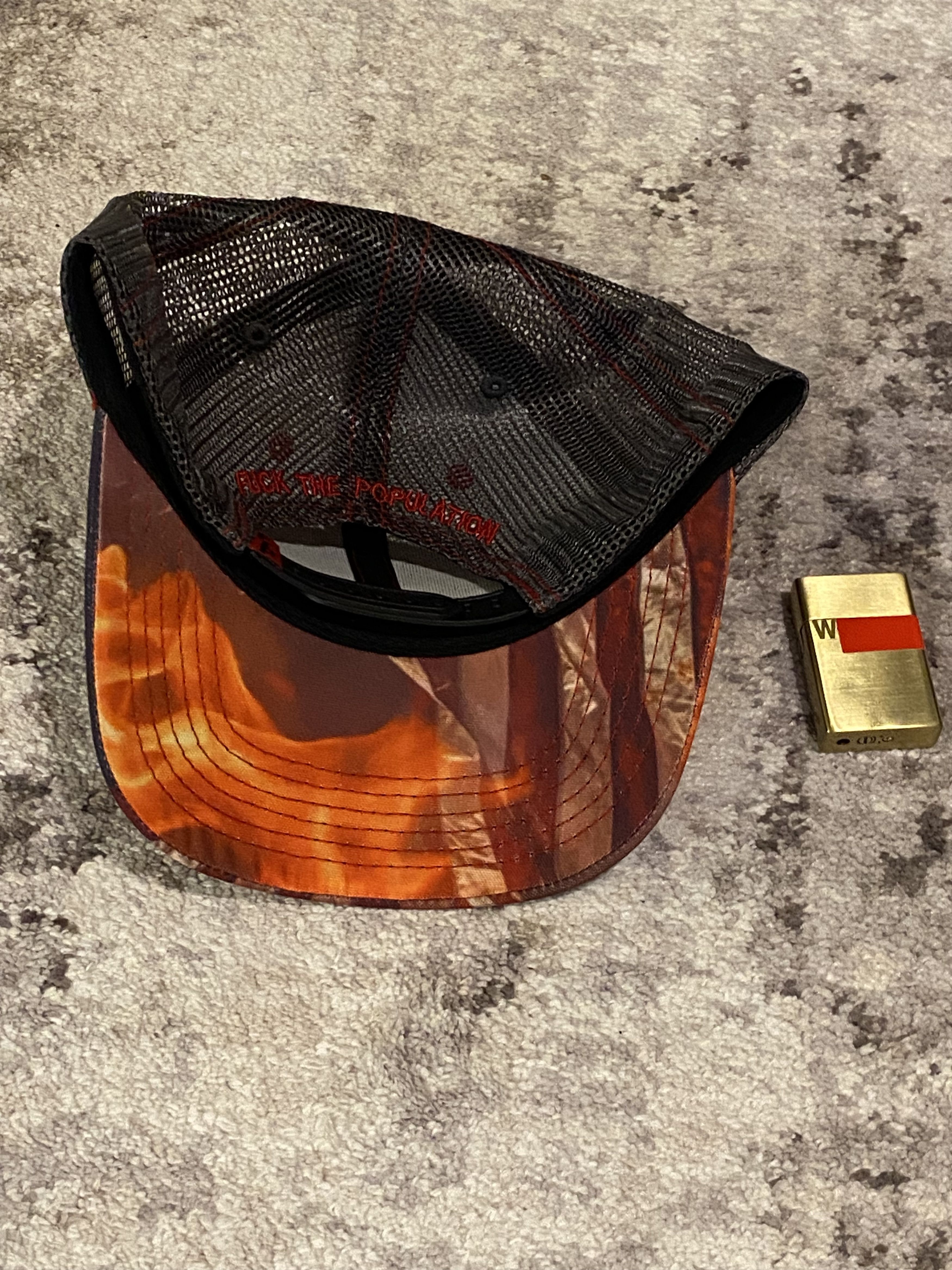 Fuck The Population FTP PENTAGRAM TRUCKER HAT Size ONE SIZE - 2 Thumbnail