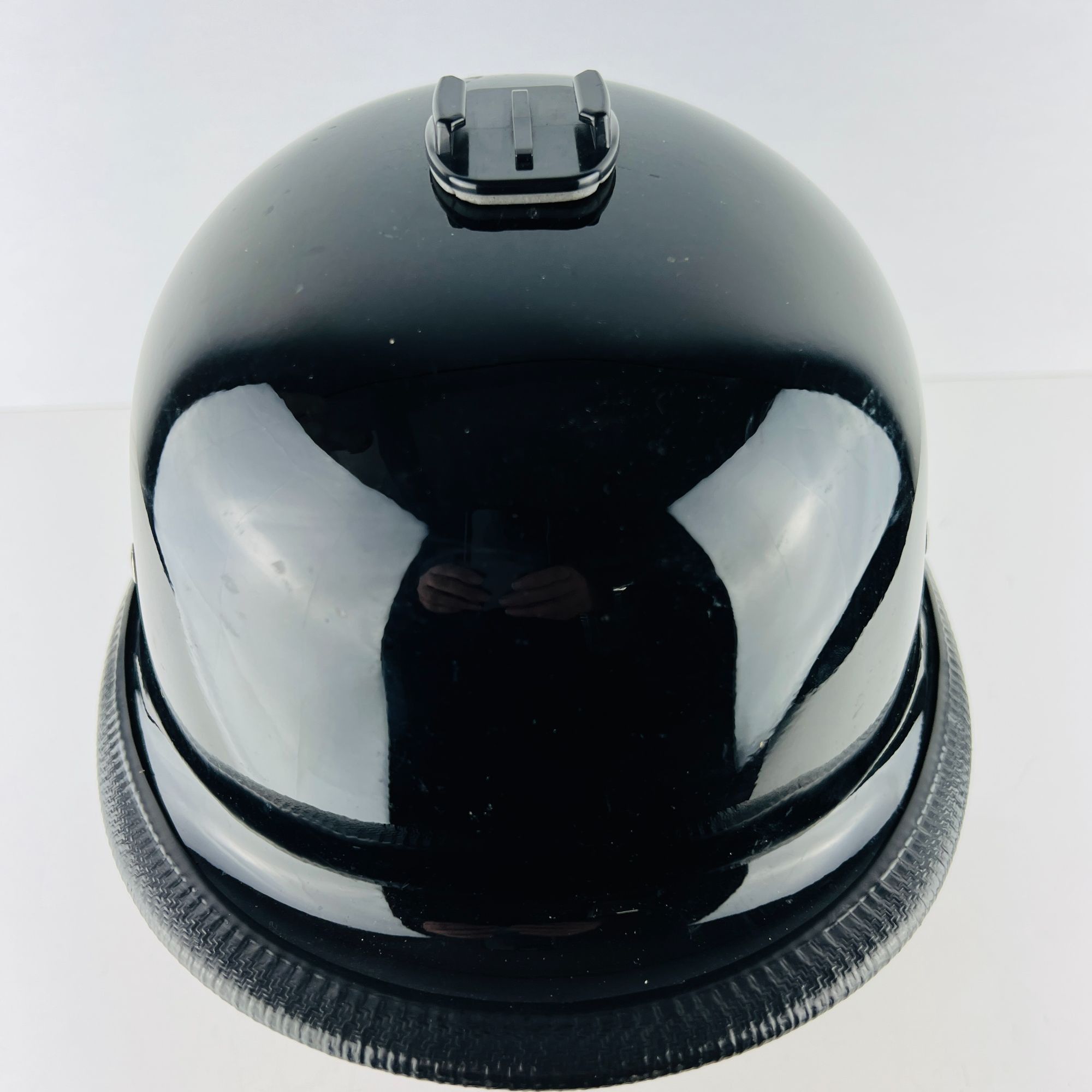 Other Motorcycle Helmet Replica German Half Shell Style Camera Mou Size ONE SIZE - 7 Thumbnail