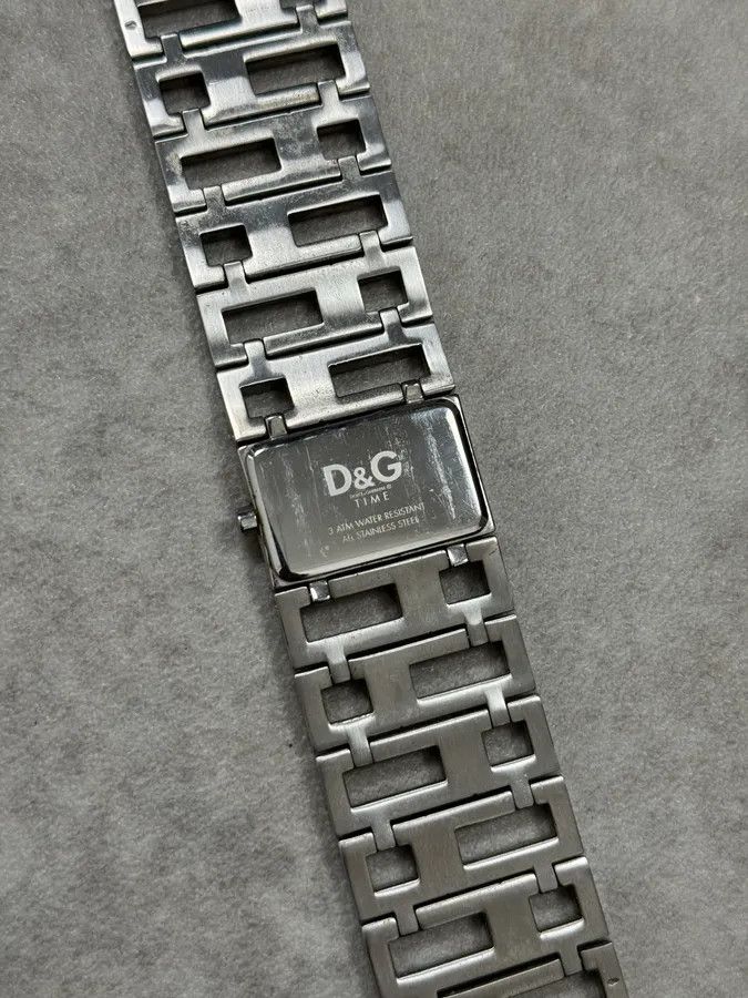 Dolce & Gabbana 2000s Dolce & Gabbana Grey Strass Abstract Watch Size ONE SIZE - 6 Thumbnail