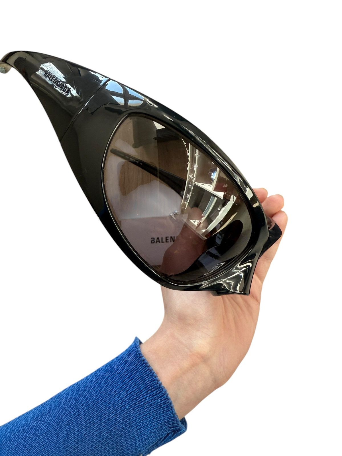 Balenciaga Balenciaga skin cat-eye sunglasses Size ONE SIZE - 10 Thumbnail