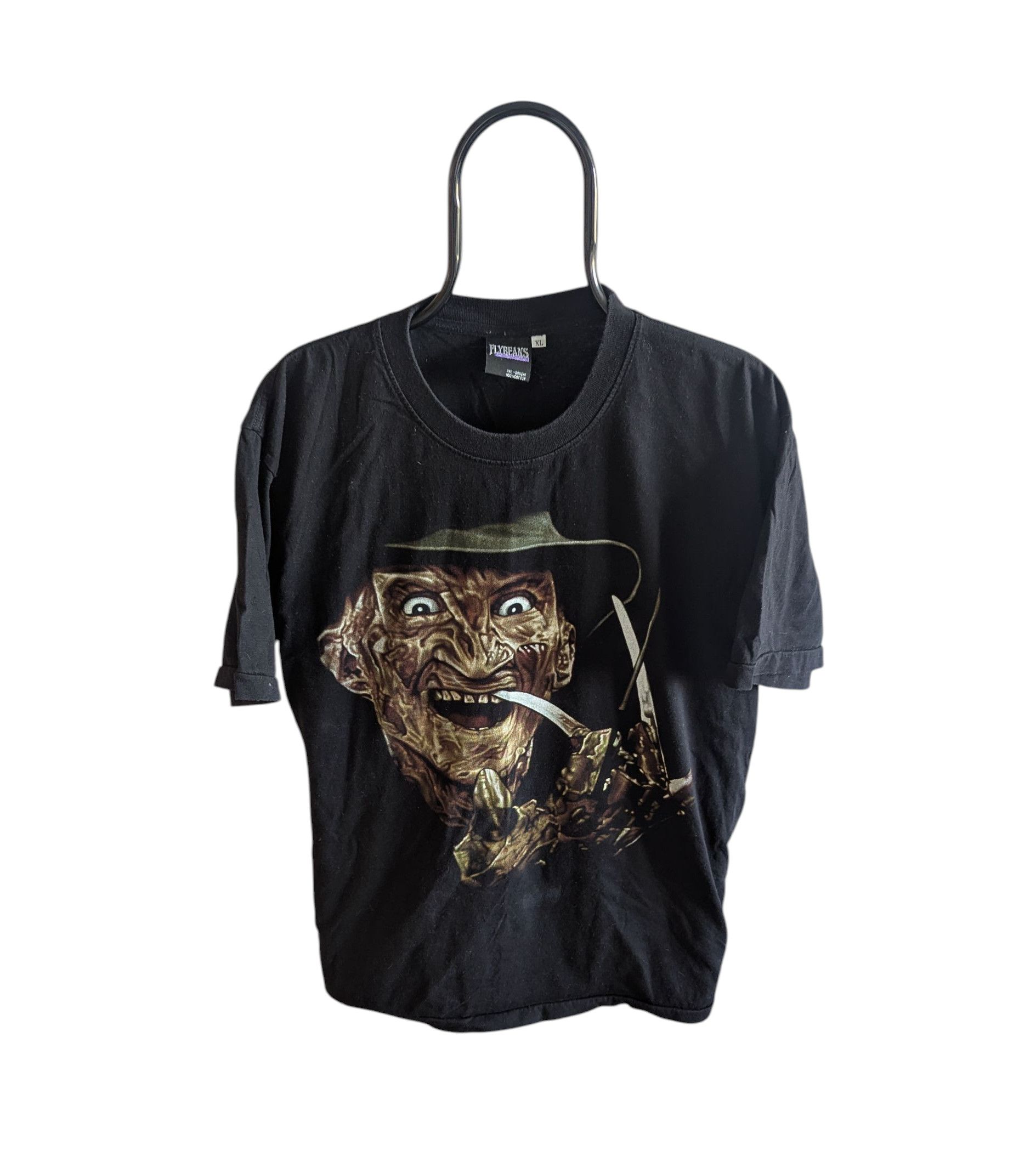 Vintage Vintage 90s Freddy Krueger double sided t-shirt rare Size US XL / EU 56 / 4 - 1 Thumbnail