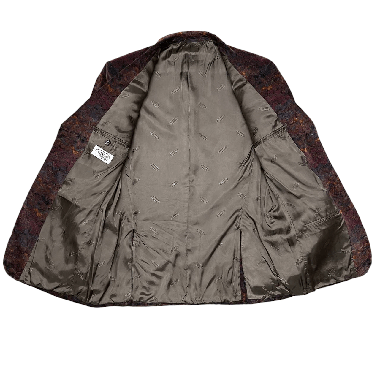 Missoni Vintage Missoni Uomo Printed Blazer Coat Size US M / EU 48-50 / 2 - 6 Thumbnail