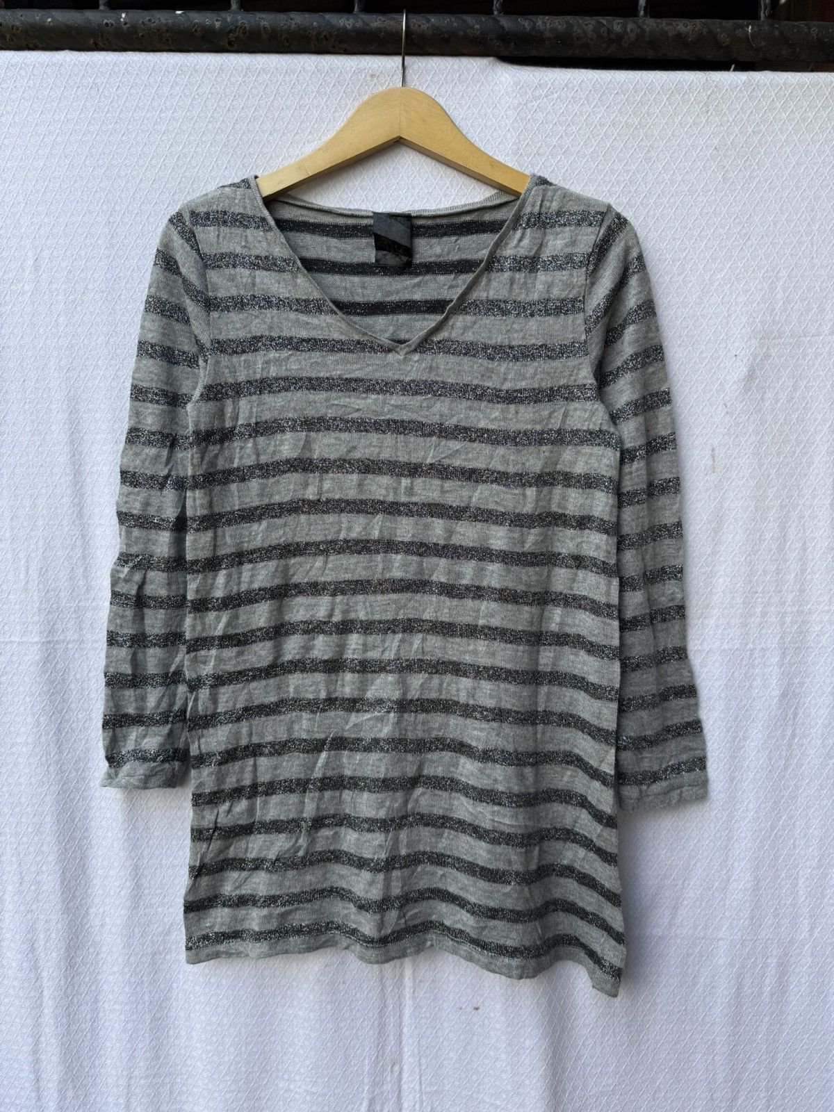 Hysteric Glamour Spinash Japanese Knit Glitter Stripe Styled Size US M / EU 48-50 / 2 - 1 Thumbnail