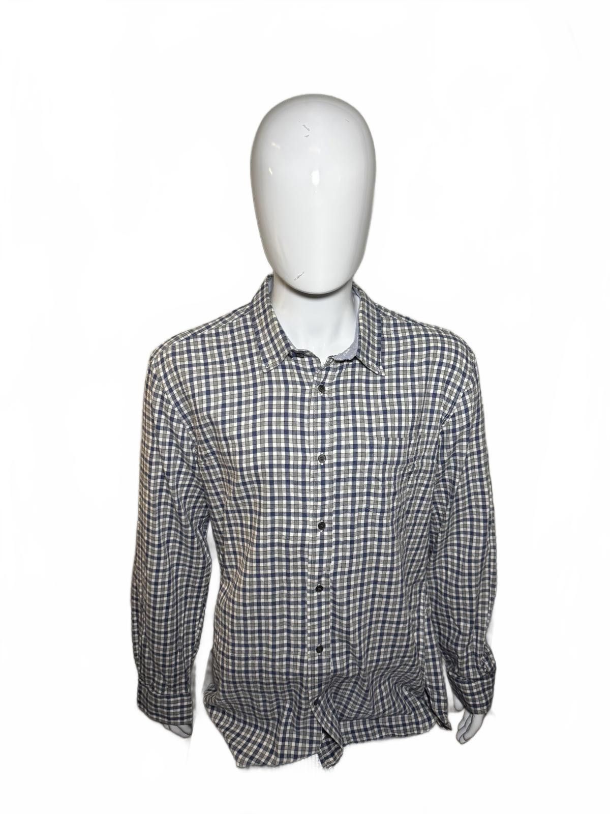 Tommy Hilfiger Stylish Checkered Long Sleeve Shirt Size US XL / EU 56 / 4 - 1 Thumbnail