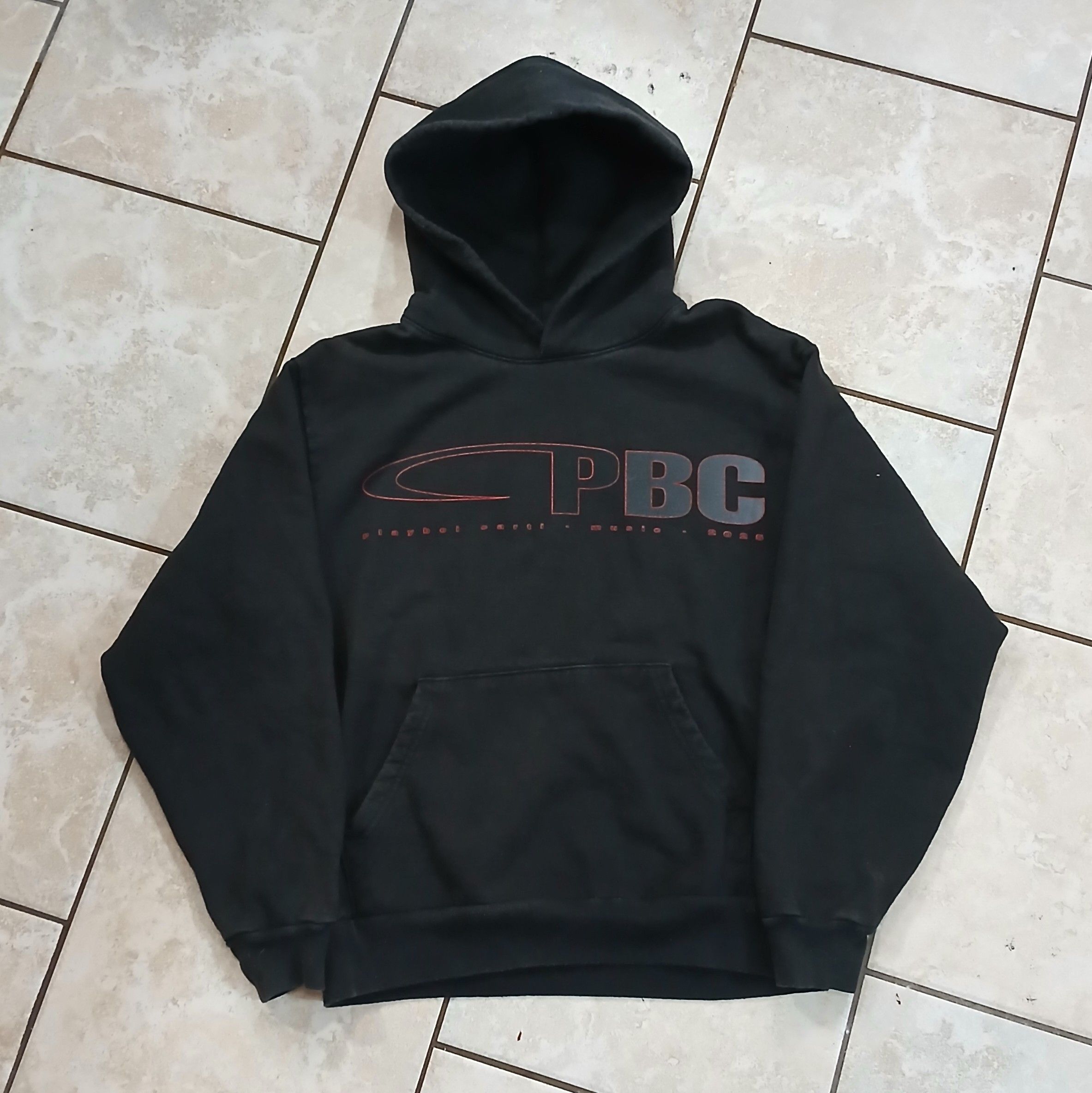 Playboi Carti Playboi Carti MUSIC Red Outline PBC Logo Hoodie Box Set |  Grailed, image size:2366x2368