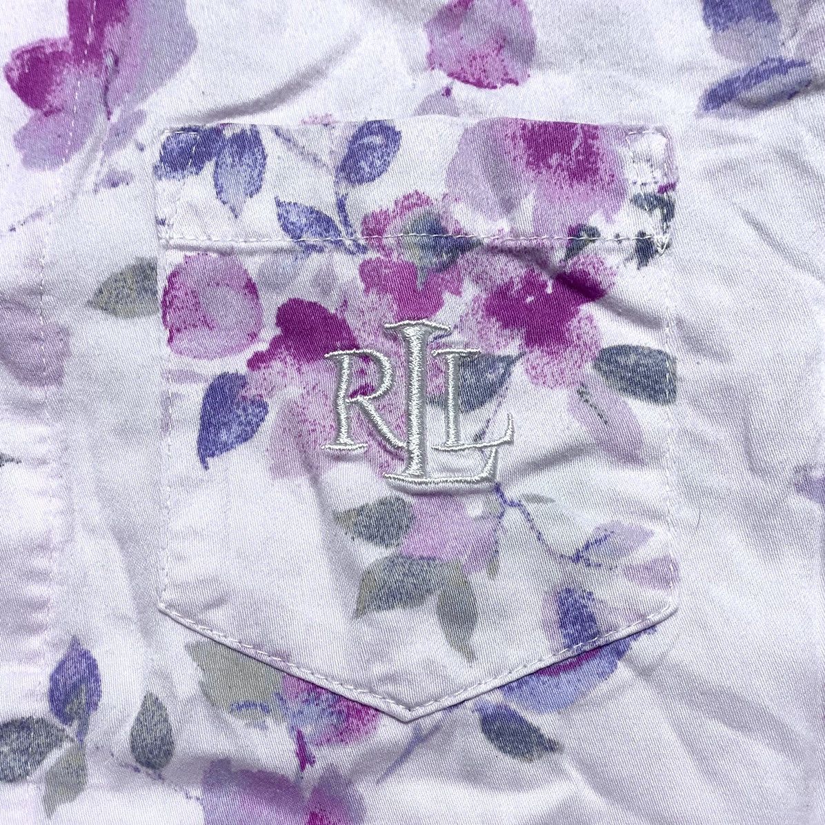 Lauren Ralph Lauren Vintage Ralph Lauren Floral Flower Print Long Shirt Dress Size XS / US 0-2 / IT 36-38 - 10 Thumbnail