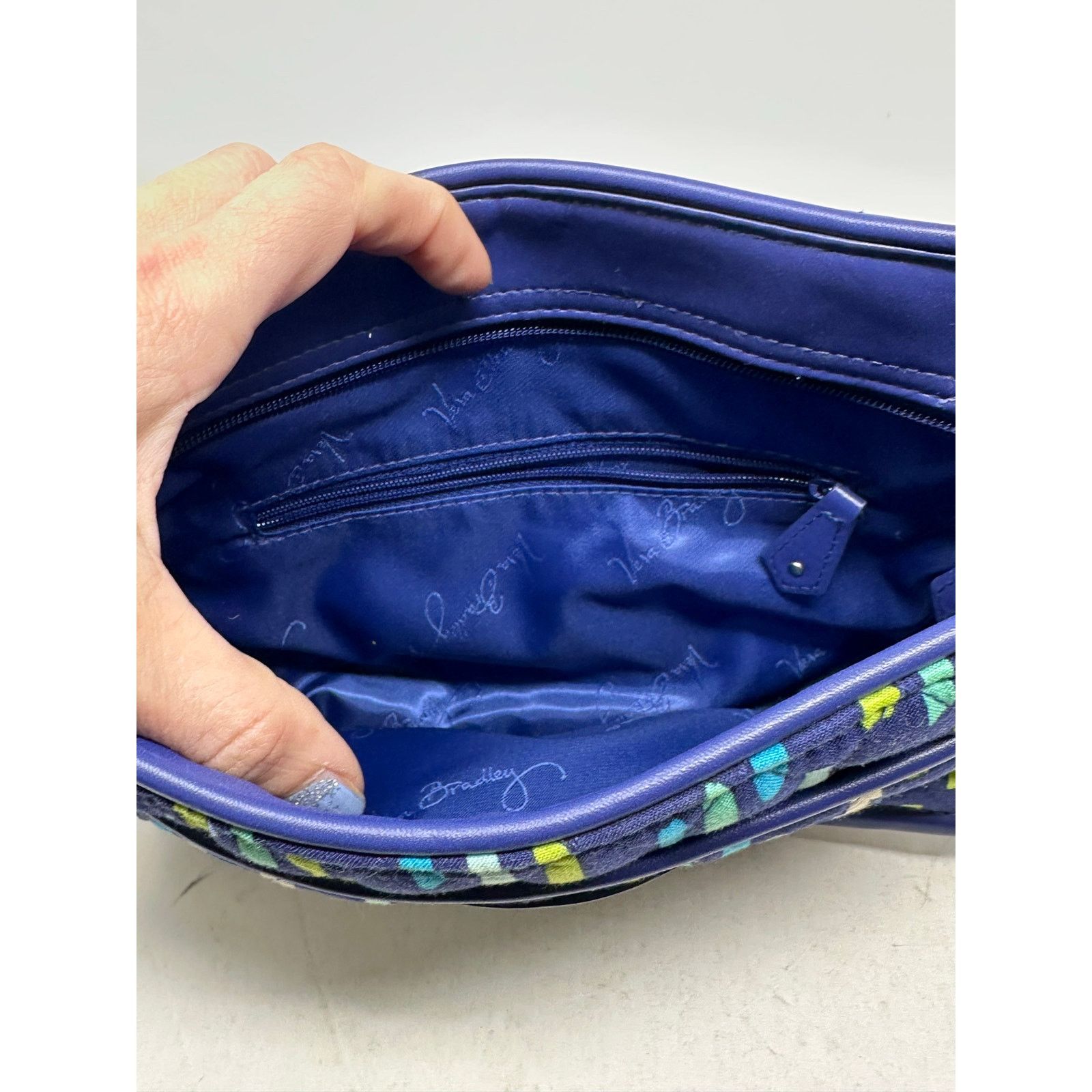 Vera Bradley Vera Bradley quilted blue green crossbody bag Size ONE SIZE - 4 Thumbnail