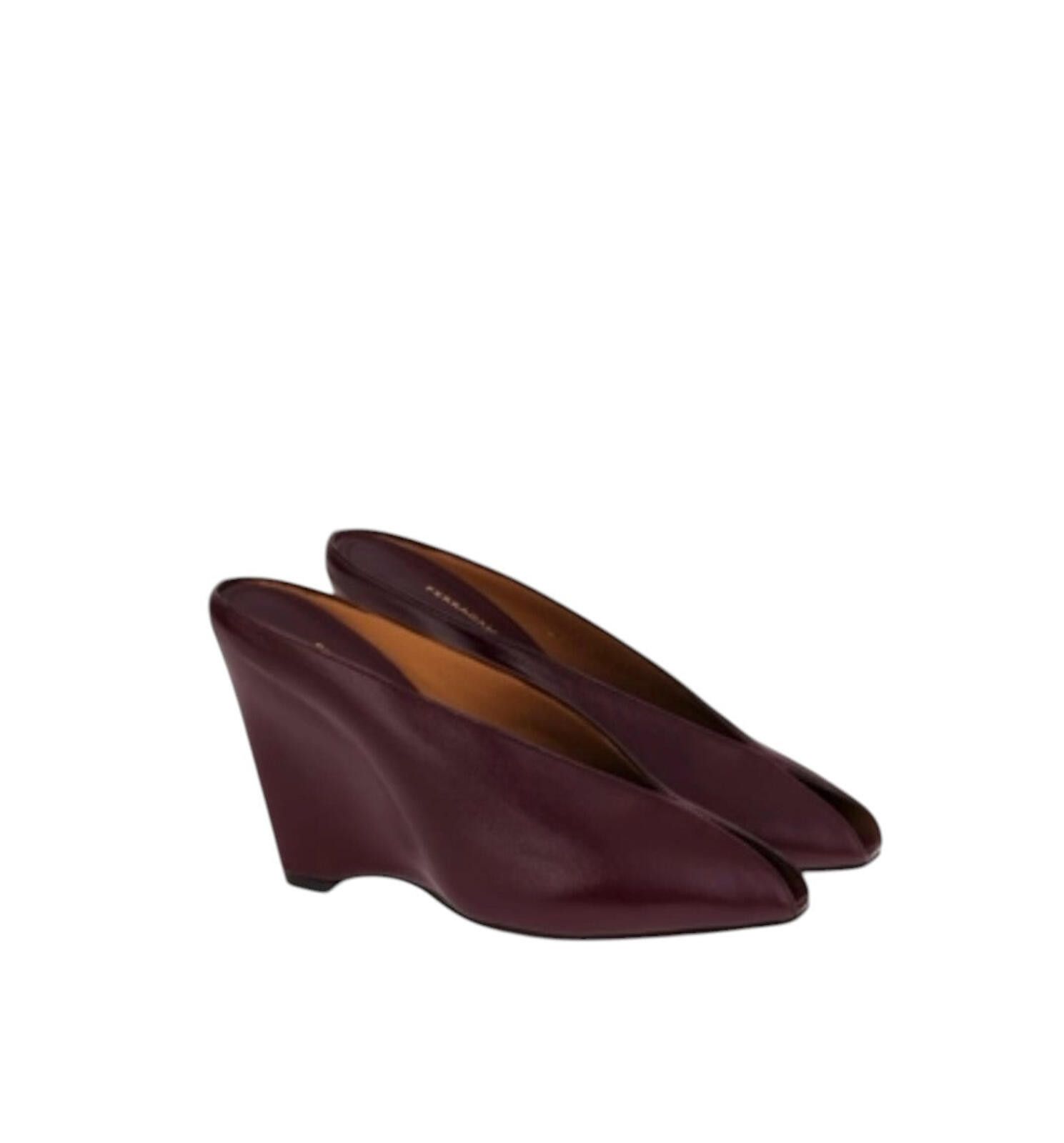 Salvatore Ferragamo Ferragamo Peep Toe Mule Size ONE SIZE - 2 Thumbnail