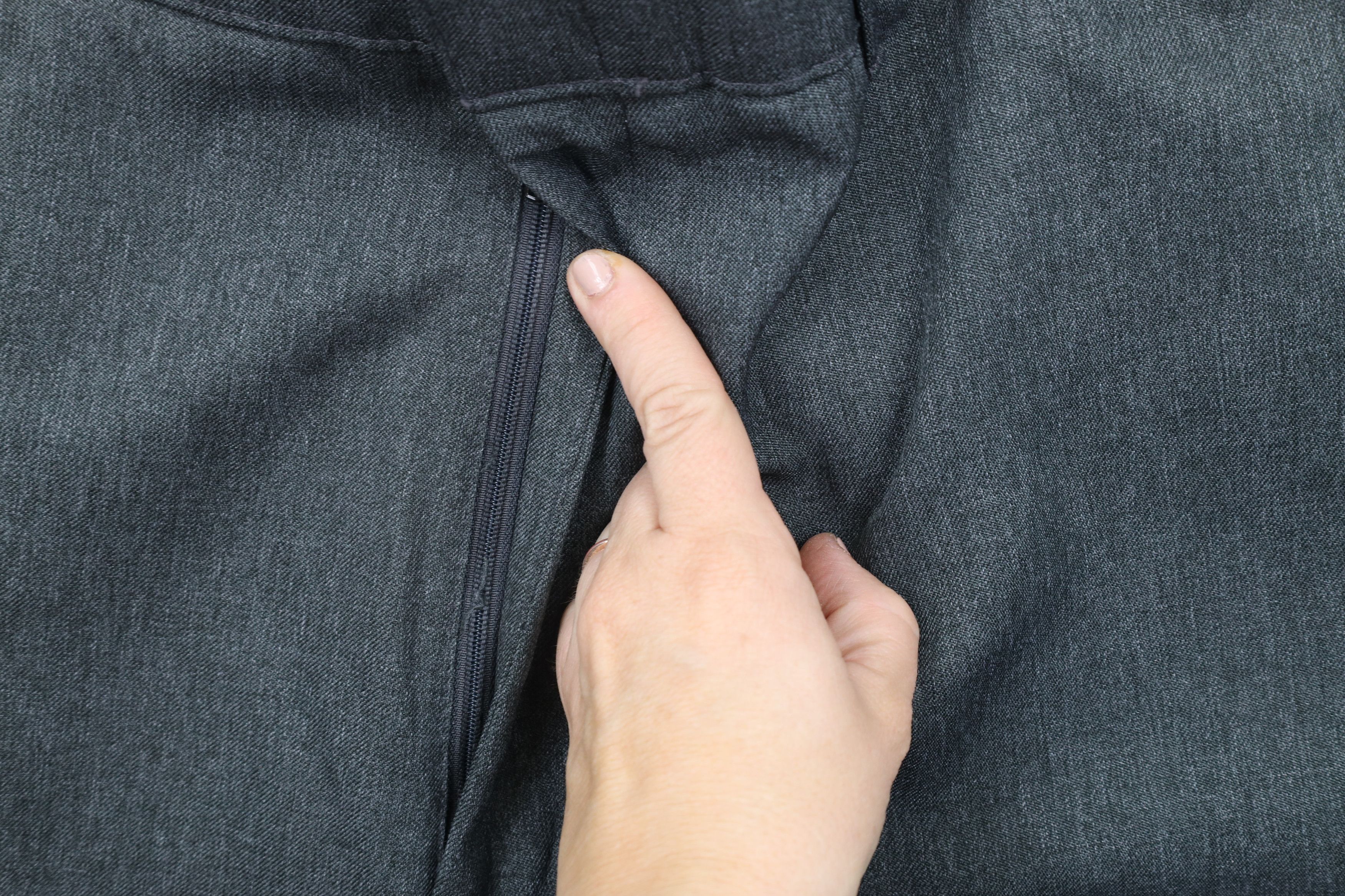 Levi's × Vintage Vintage 90s Levis Knit Wide Leg Chino Pants Heather Gray Size US 42 / EU 58 - 5 Thumbnail
