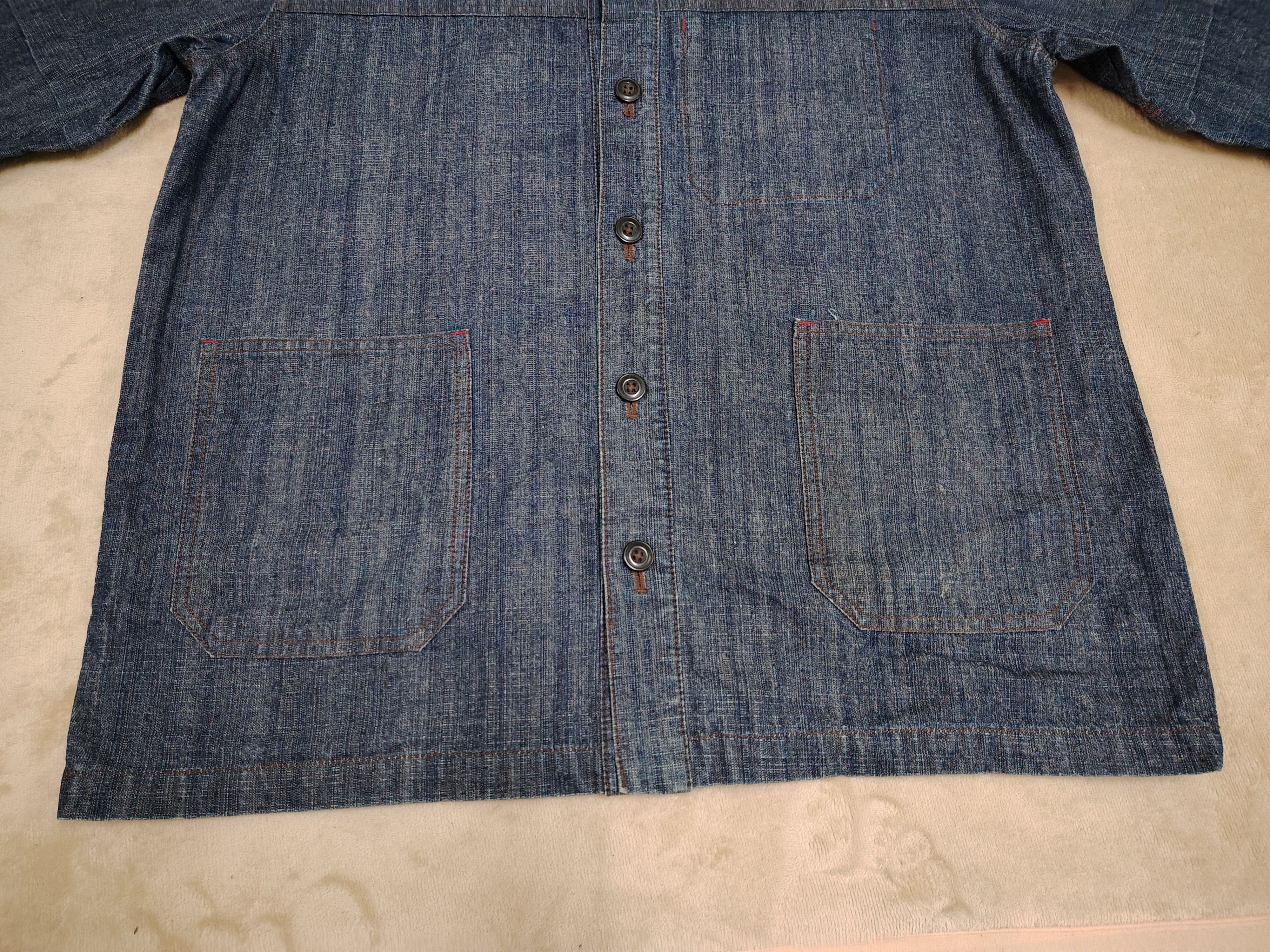 Yohji Yamamoto Sacsny Y’saccs by Yohji Yamamoto Chore Jacket Worker Denim Size US L / EU 52-54 / 3 - 5 Thumbnail