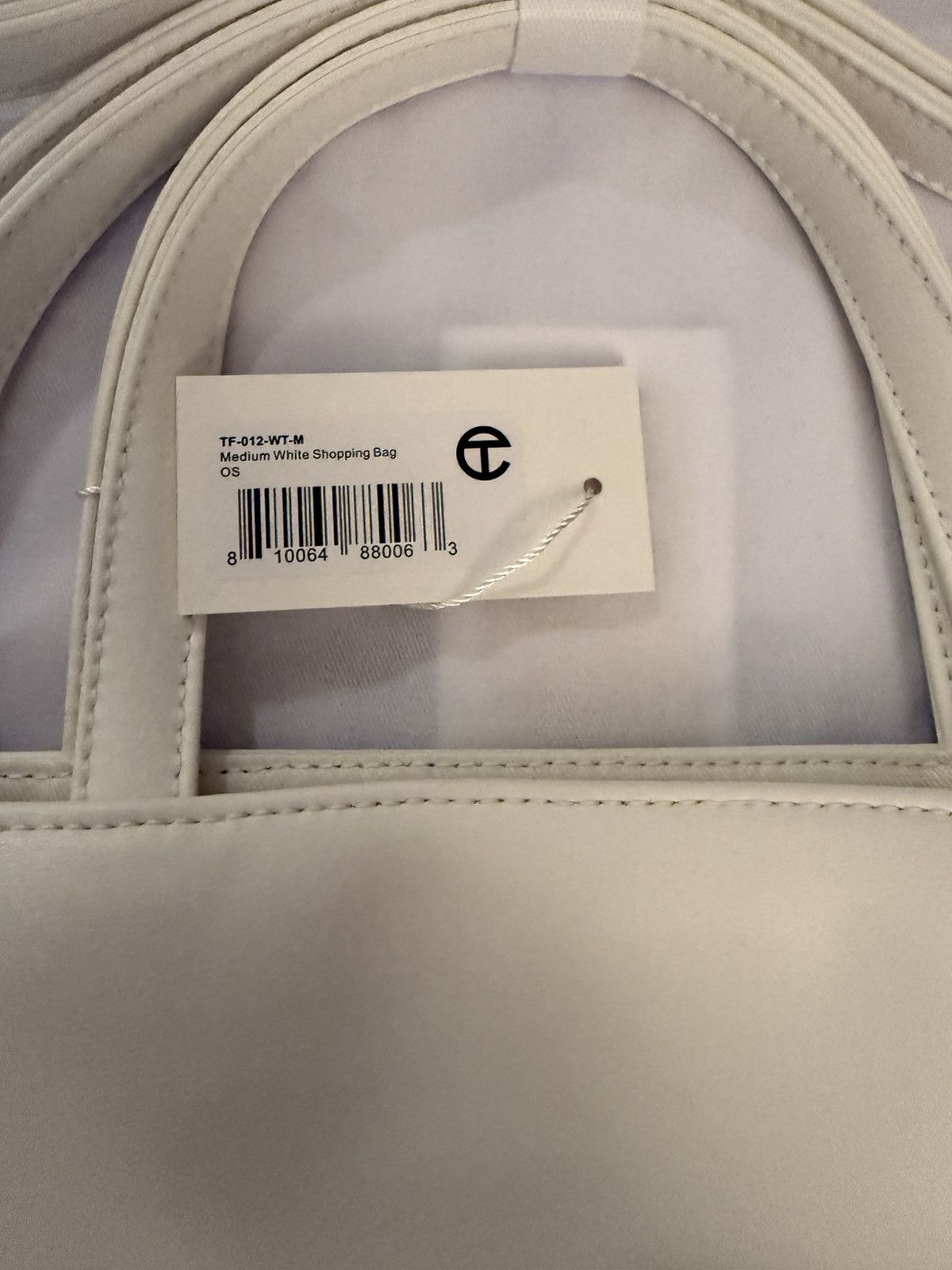 Telfar Medium white shopping bag Size ONE SIZE - 3 Thumbnail