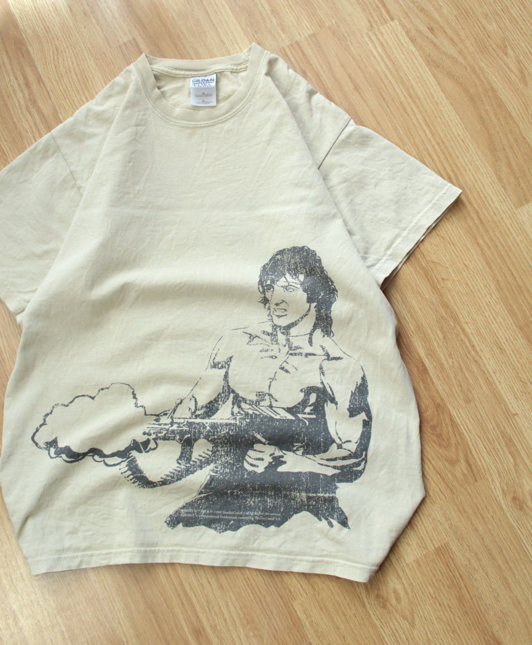 Rap Tees × Vintage 🔥 1988 Sylvester Stalone Rambo III Movie T Shirt Promo 3 Size US M / EU 48-50 / 2 - 1 Thumbnail