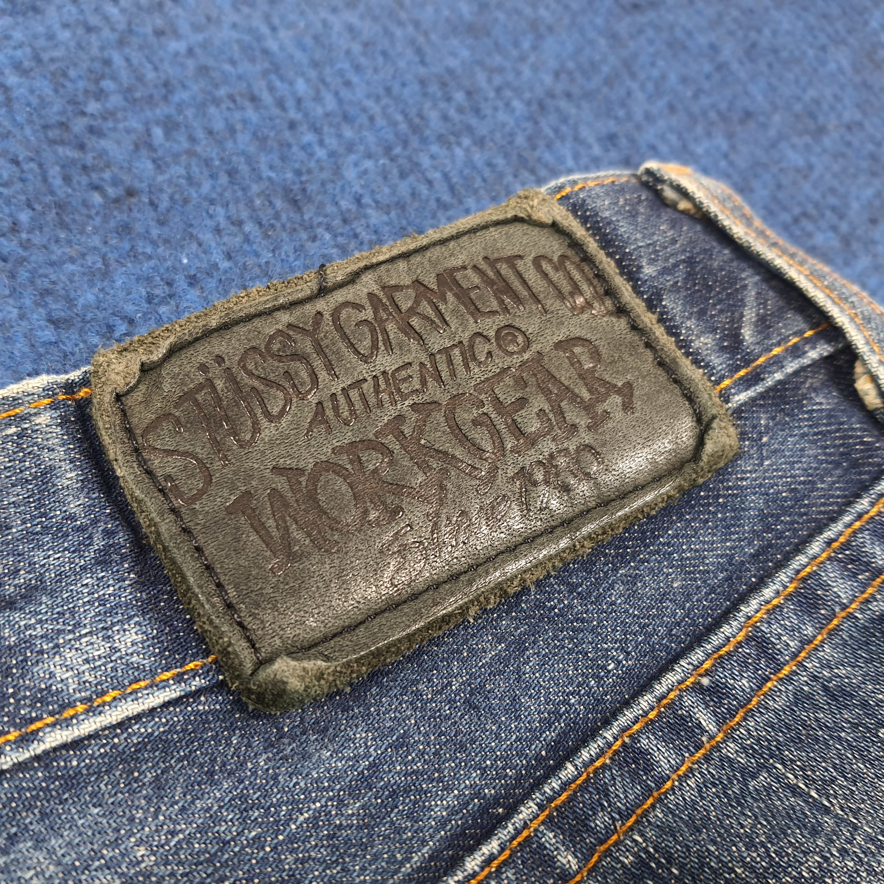 Stussy Vintage Stussy Streetwear Custom Logo Jeans C297N3 Size US 34 / EU 50 - 3 Thumbnail