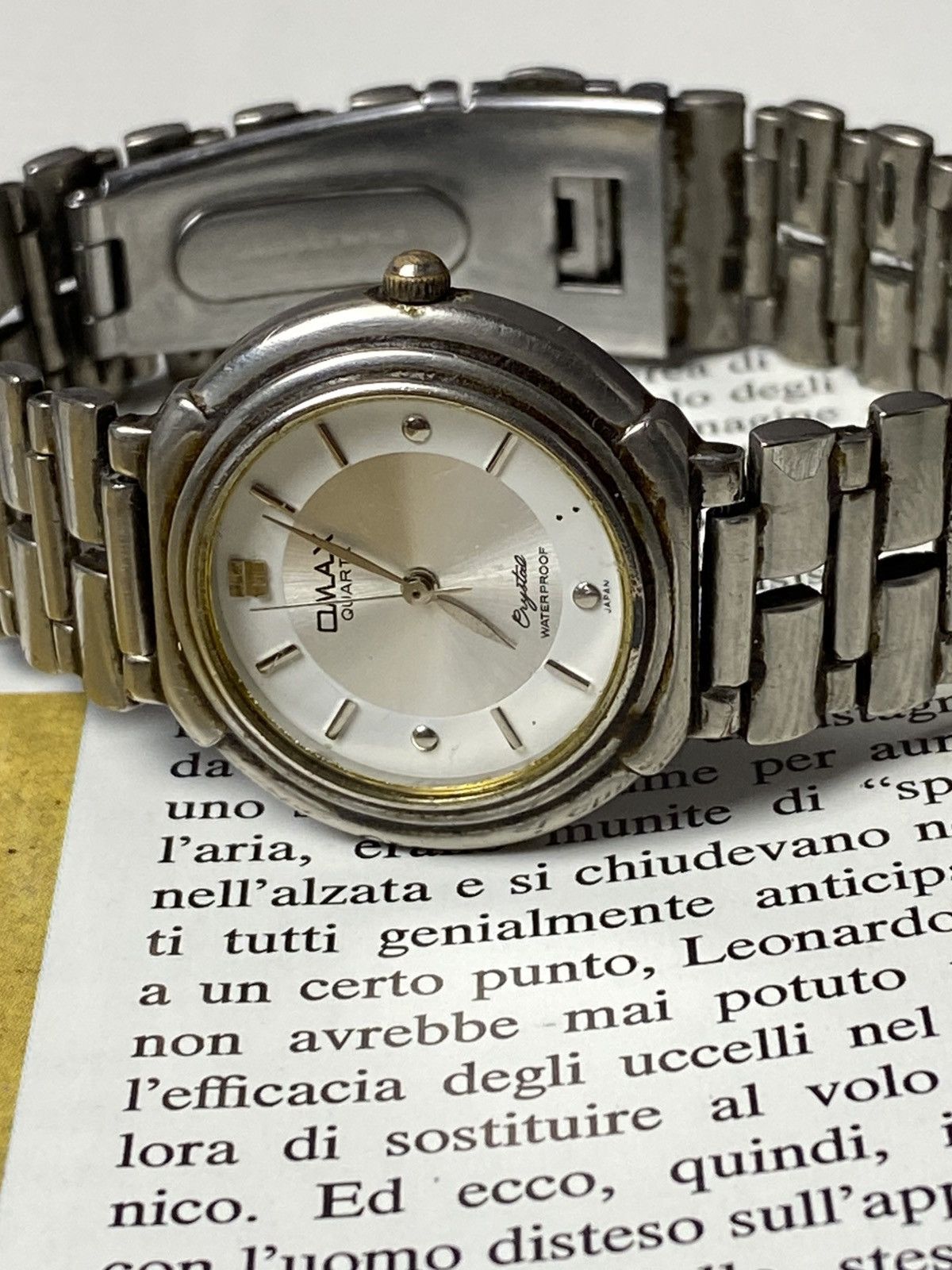 Japanese Brand Rare Retro Omax Crystal Quartz Watch Japan Futuristic Art Size ONE SIZE - 2 Thumbnail