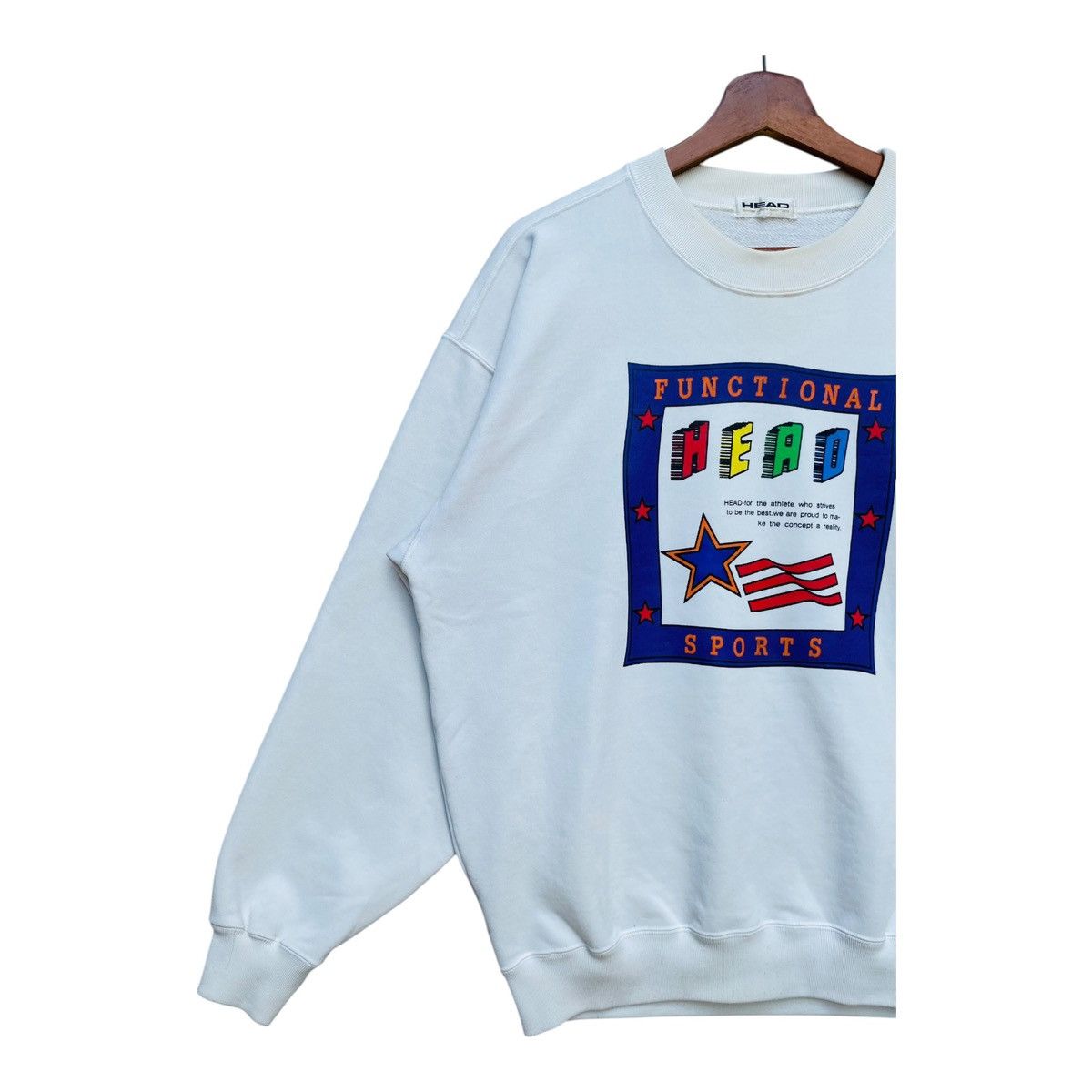 Japanese Brand Vintage Head Sports Sweatshirt Pullover Jumper Crewneck Size US L / EU 52-54 / 3 - 3 Thumbnail