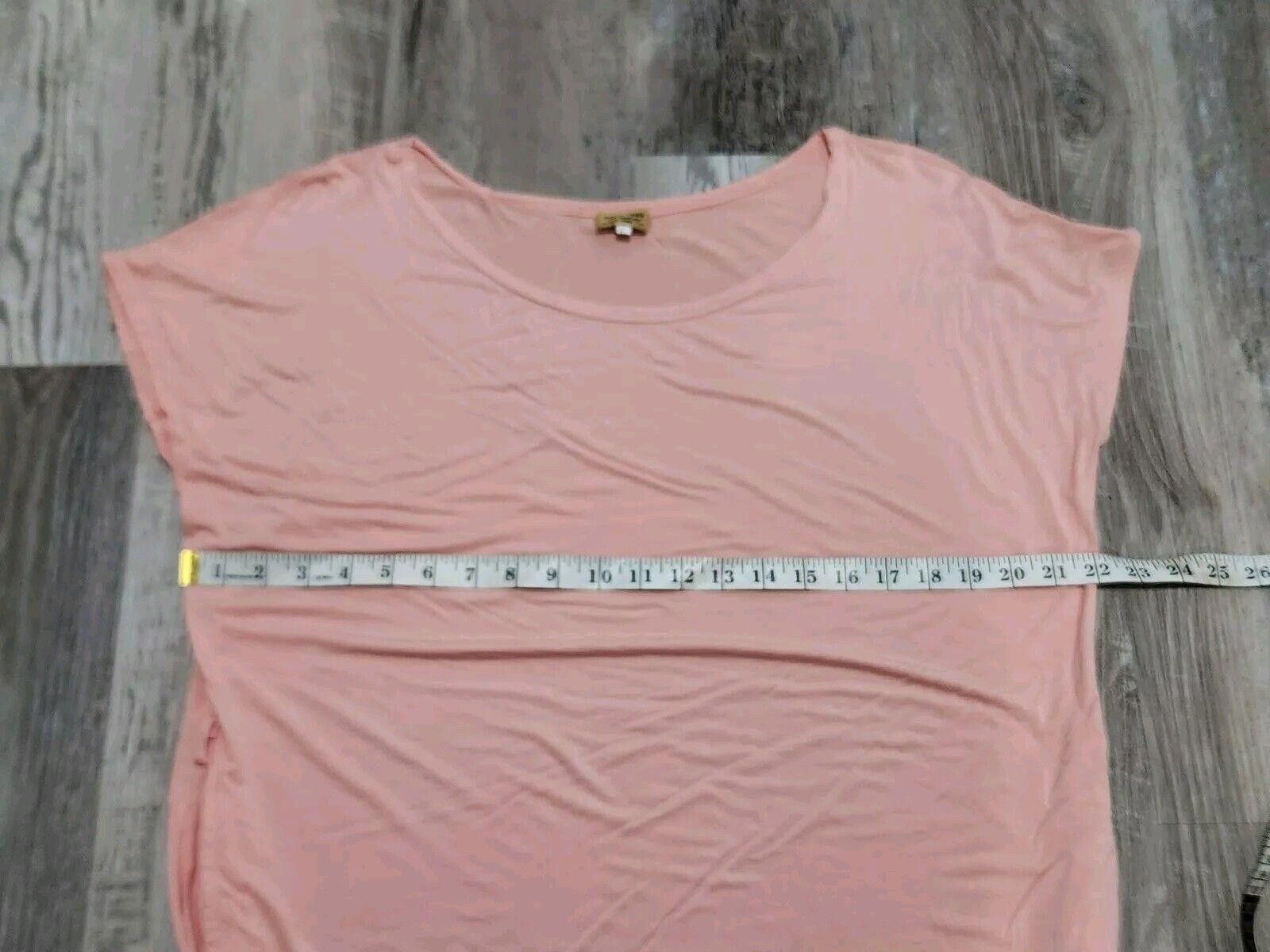 Evan Picone Piko Dress Large Pockets Blush Pink Sheath T Shirt Style Size L / US 10 / IT 46 - 5 Thumbnail
