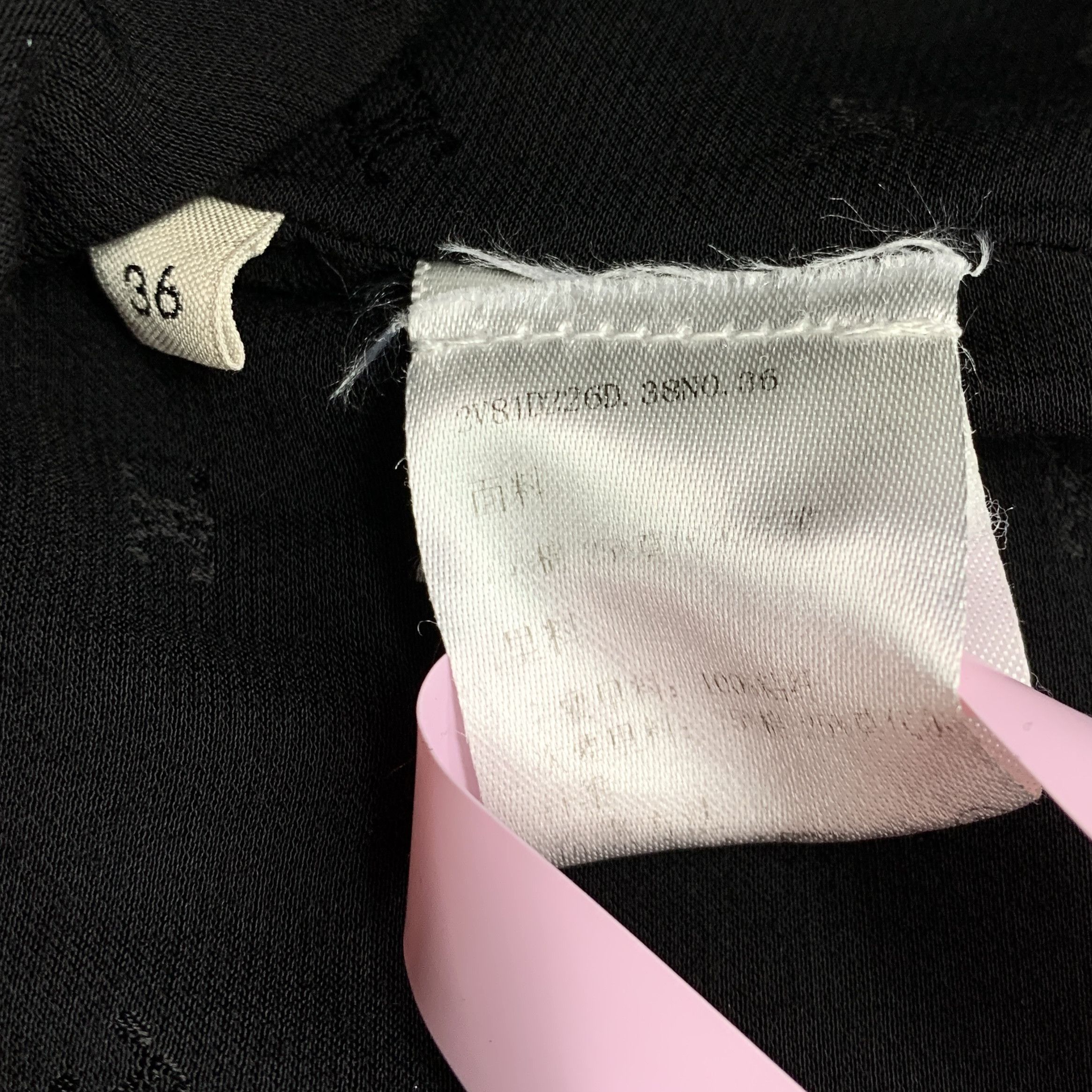 Celine Celine Black Velvet Cotton Long Sleeve Jacket (Size XS) Size XS / US 0-2 / IT 36-38 - 3 Thumbnail