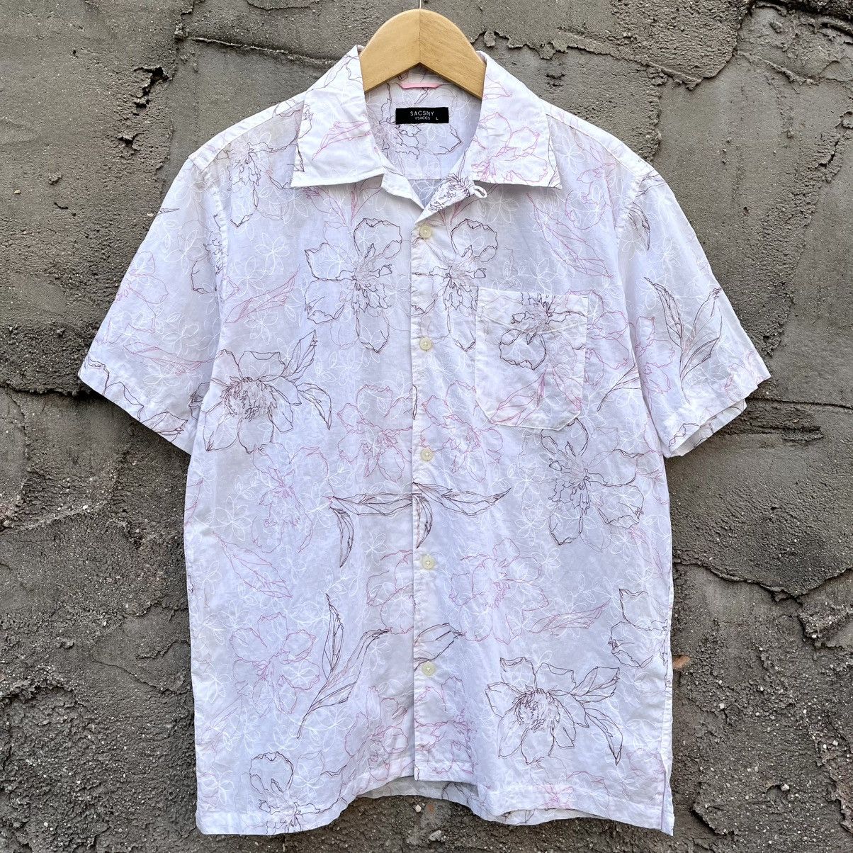 Y's Sacsny Y’saccs by Yohji yamamoto Flower Shirt Size US L / EU 52-54 / 3 - 3 Thumbnail