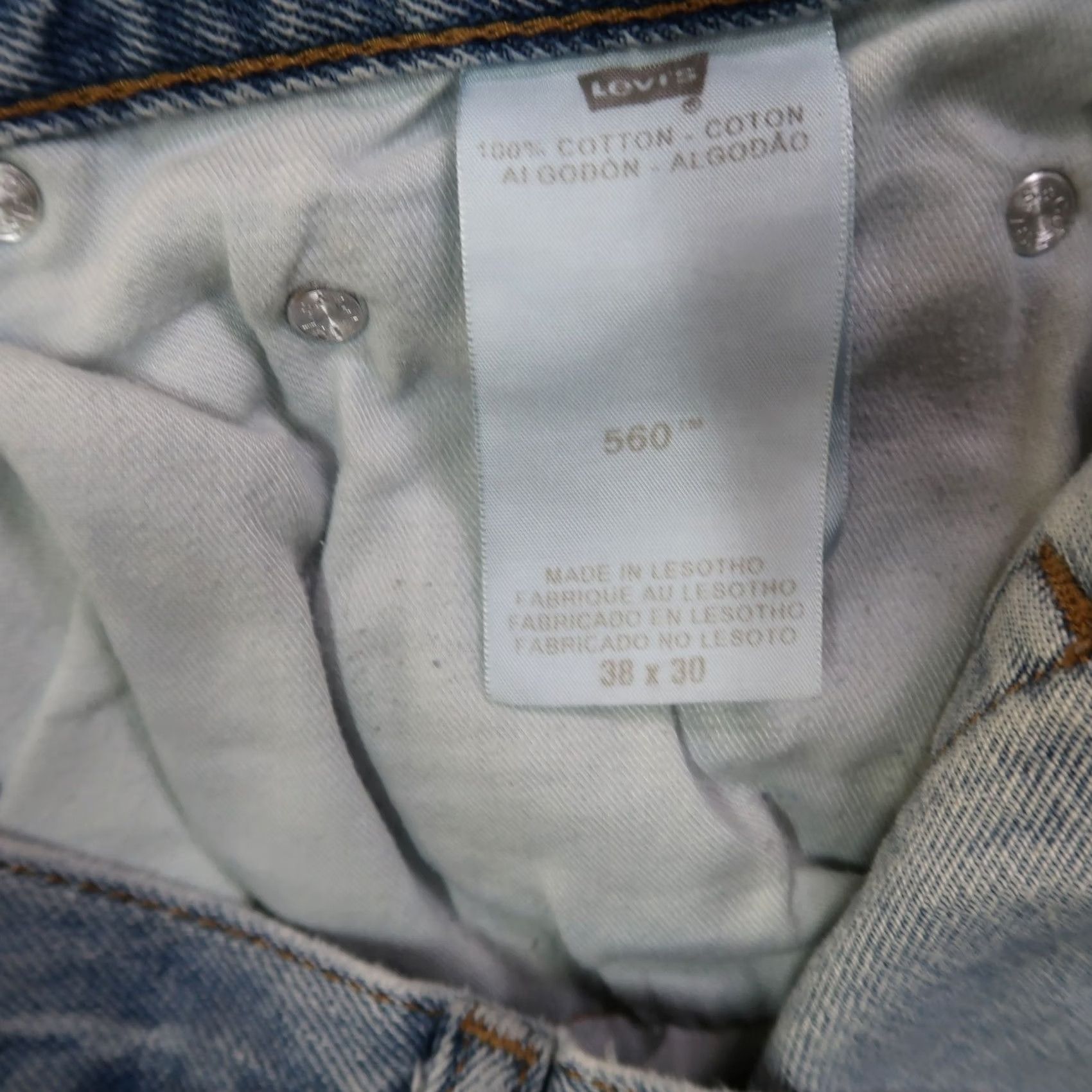 Levi's Levi's 560 Comfort Fit Jeans Men’s 38x28 Denim Blue Baggy Vintage Y2K Streetwear 80s 90s Ban Size US 36 / EU 52 - 6 Thumbnail