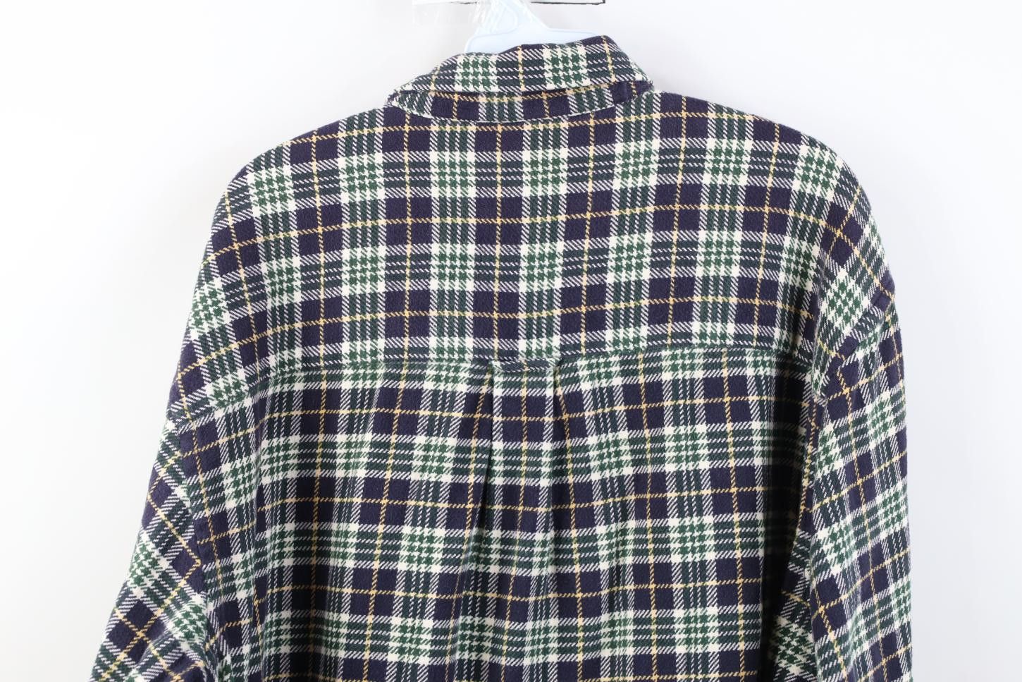Vintage Vintage 90s Streetwear Flannel Collared Button Down Shirt Size US XL / EU 56 / 4 - 9 Thumbnail