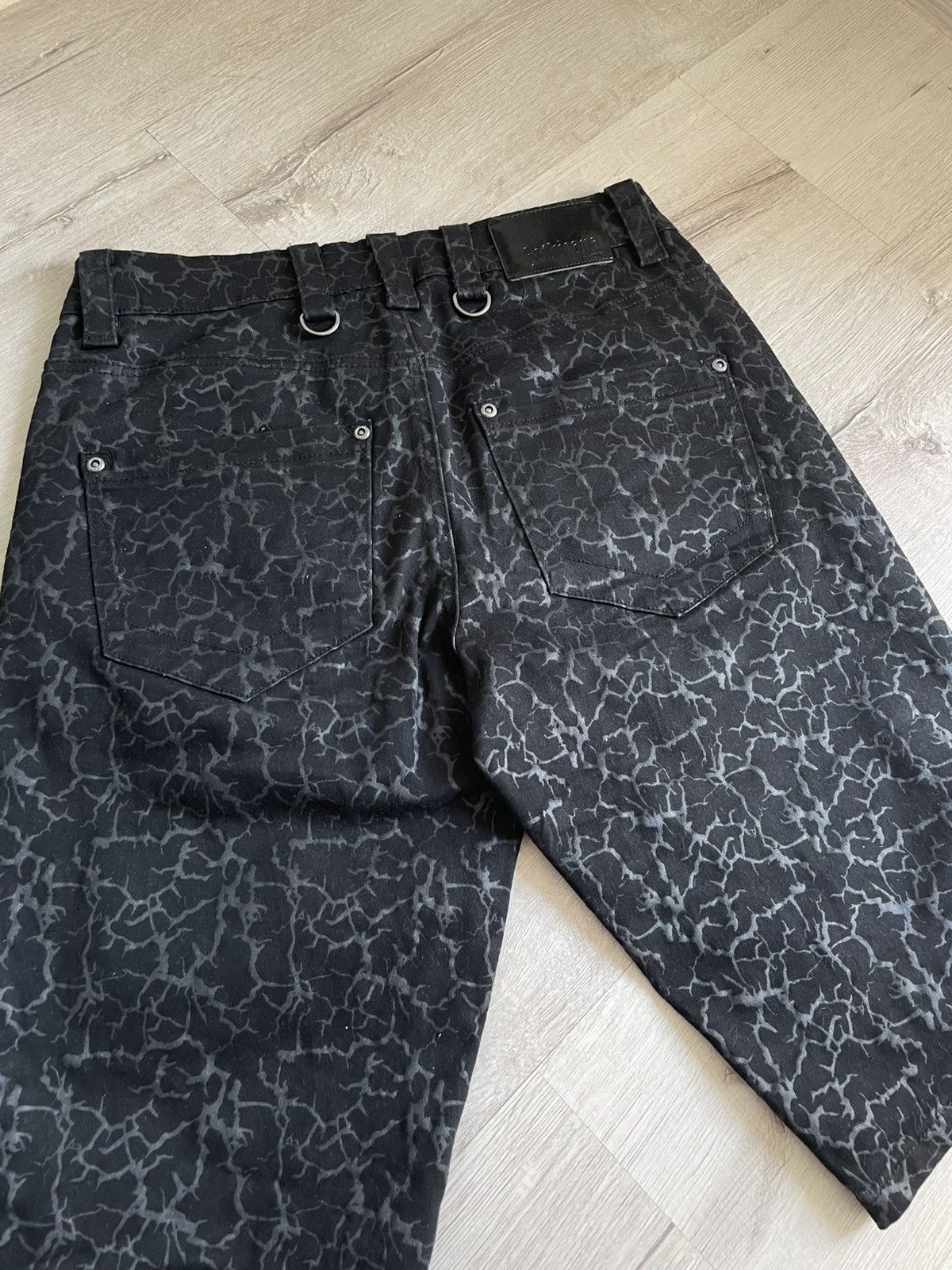 Seditionaries Rare Gothicana Punk Shorts Full print with zippers Abstract Size US 30 / EU 46 - 11 Thumbnail