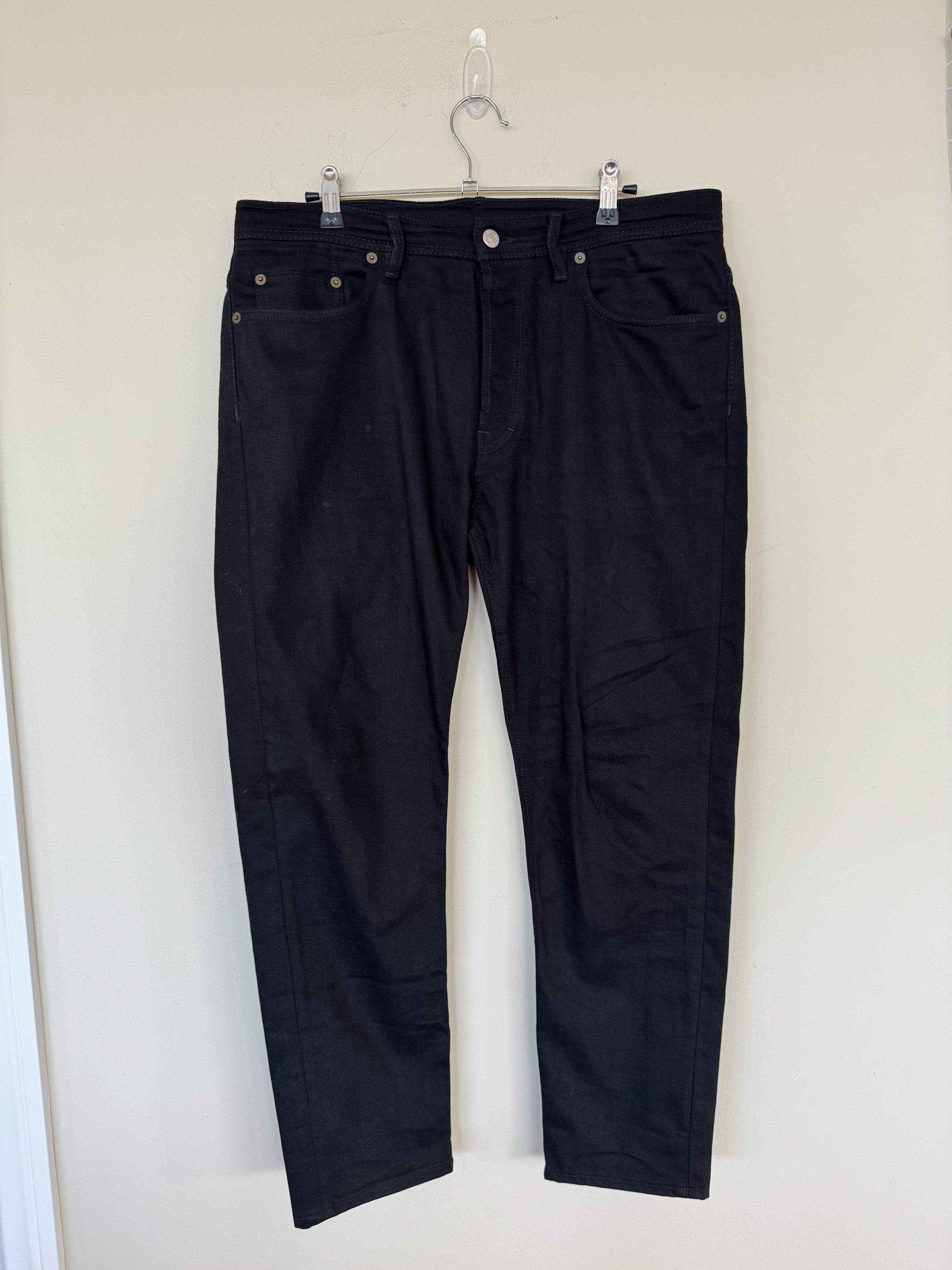 image of Acne Studios Black Denim, Men's (Size 33)