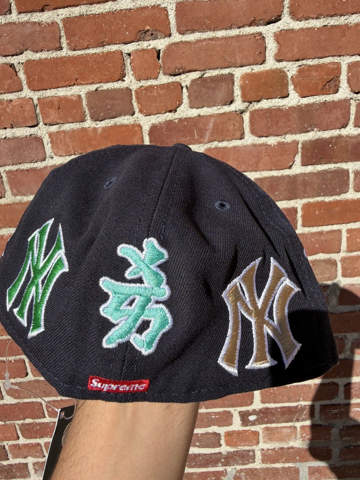 New Era × New York Yankees × Supreme Supreme Yankee Kanji New Era Fitted Hat Size ONE SIZE - 4 Thumbnail